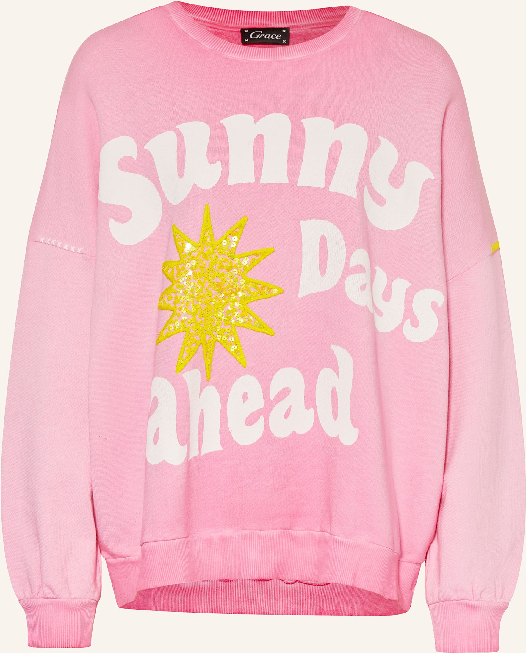 Thumbnail - Grace Sweatshirt Mit Pailletten rosa