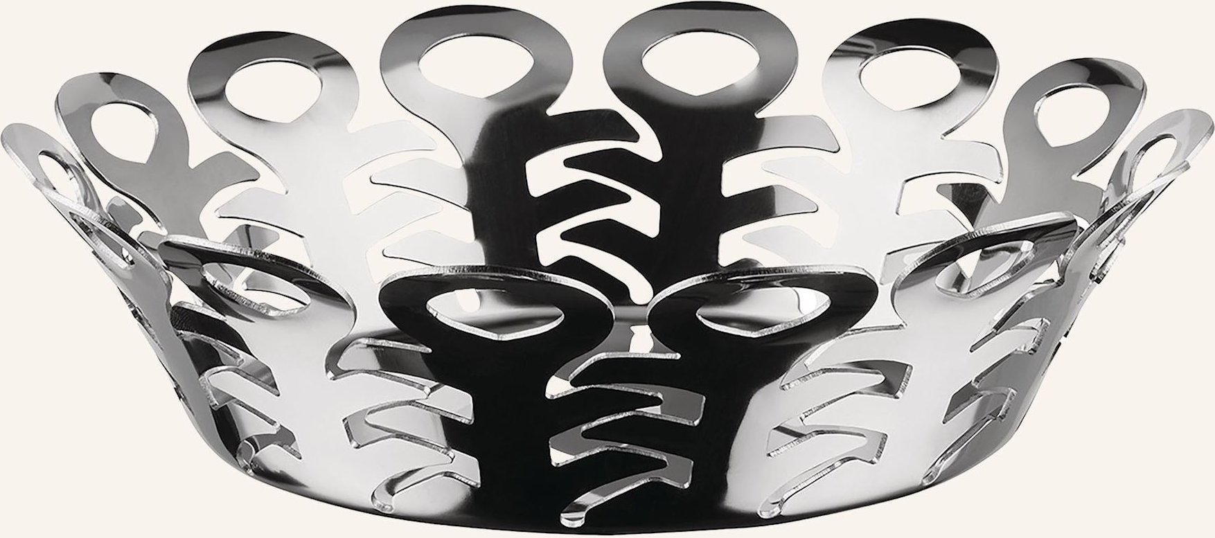 Alessi Schale Vimini silber