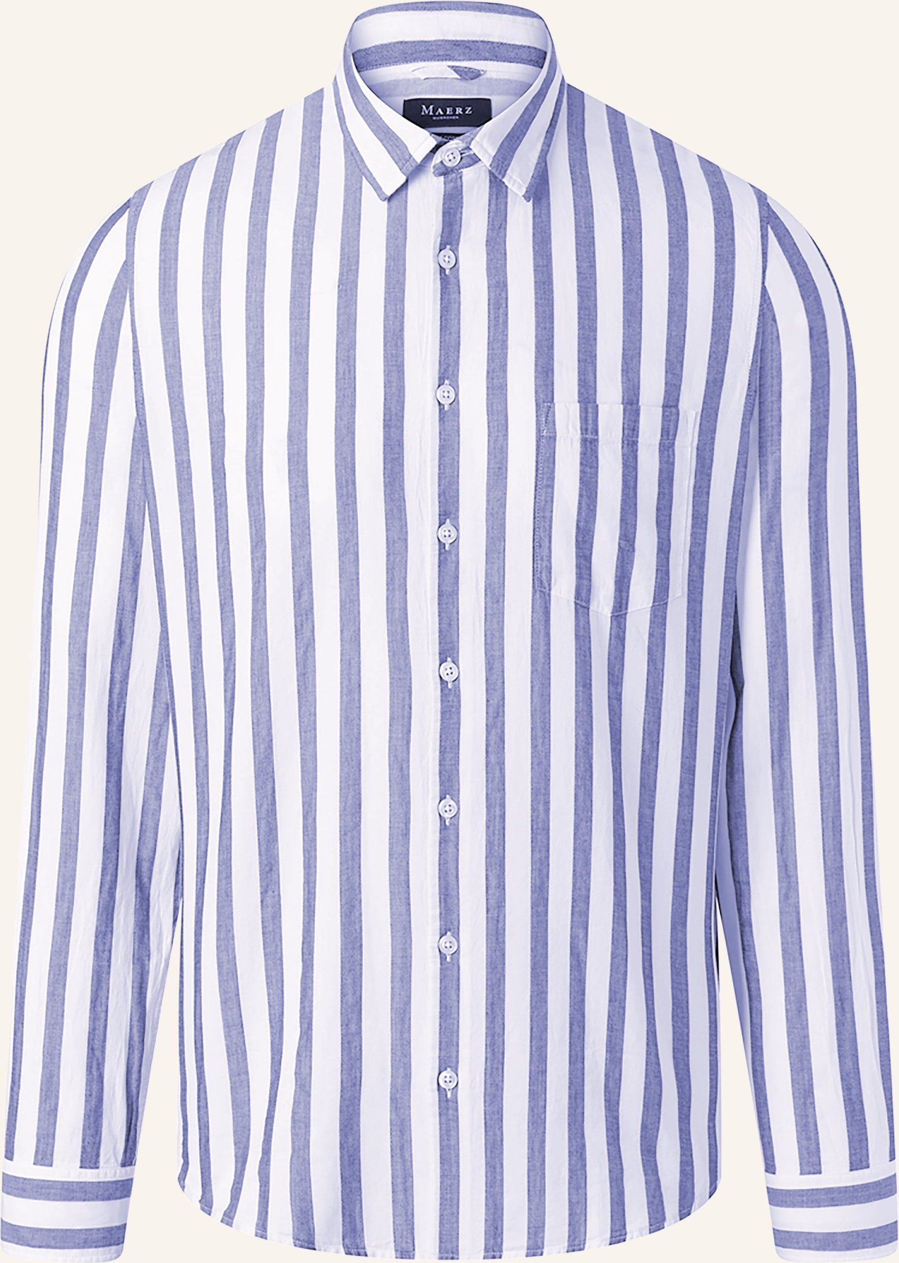 Maerz Muenchen Hemd Comfort Fit blau