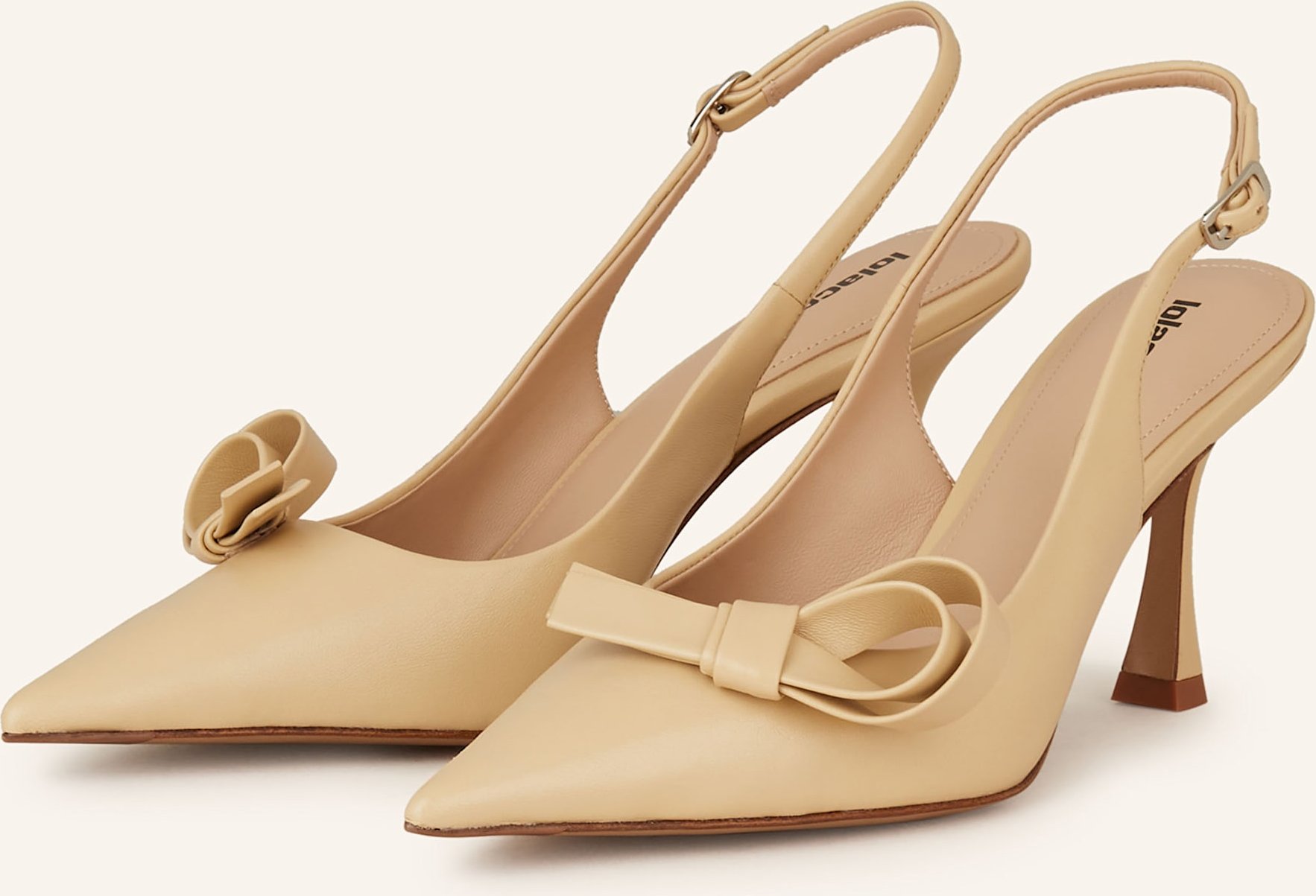 Lola Cruz Slingpumps Cynthia beige