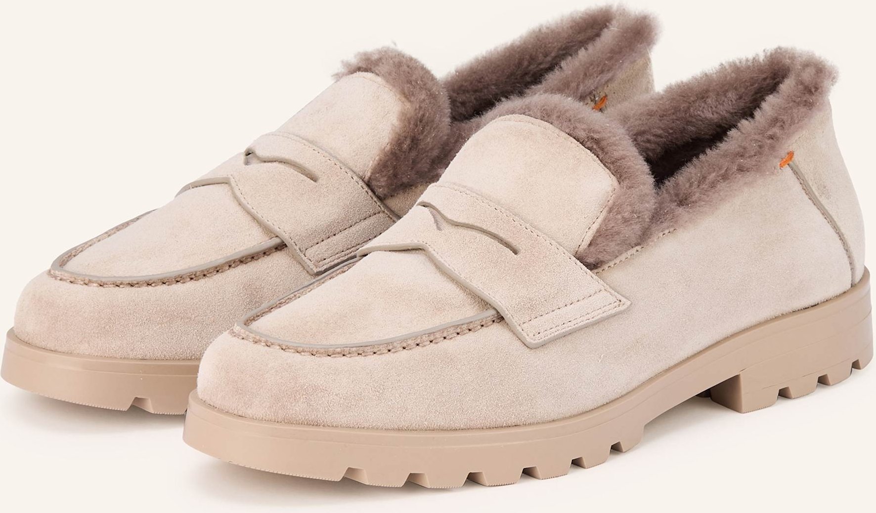Thumbnail - Santoni Slipper Det grau