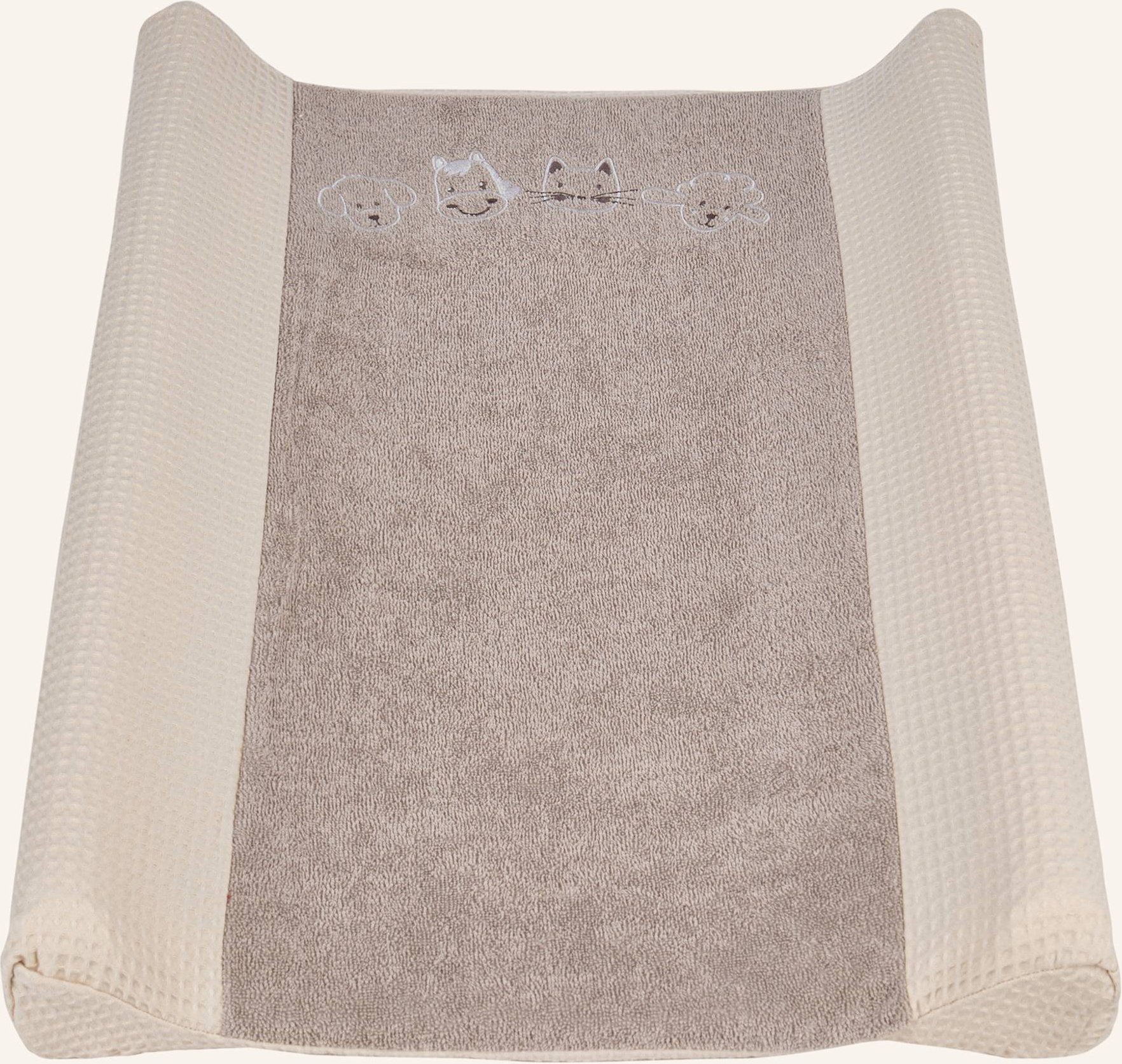 Sterntaler Wickelauflagenbezug Schmal Bauernhof beige