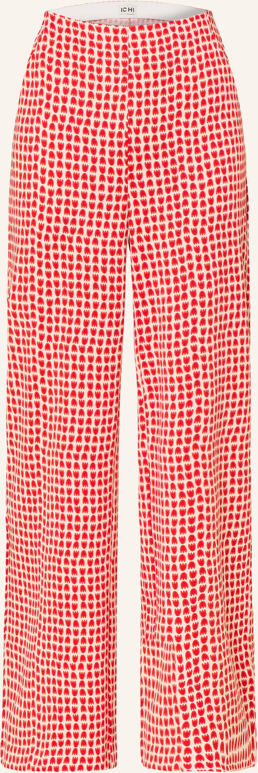 Ichi Marlenehose Ihkate Aus Jersey rot