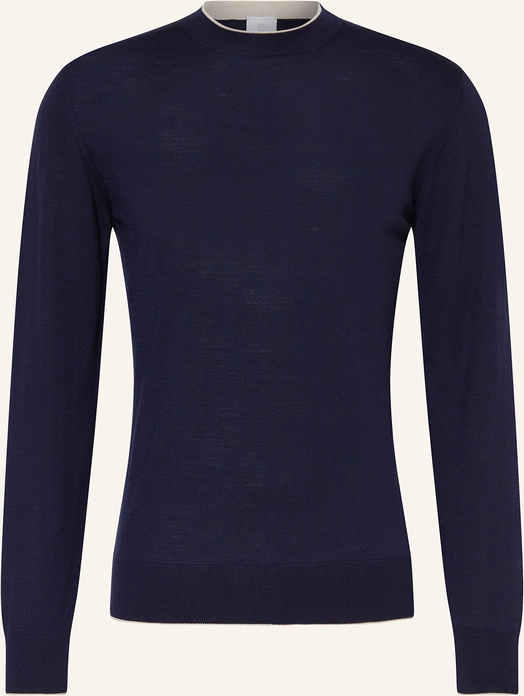 Thumbnail - Eleventy Pullover Mit Seide blau