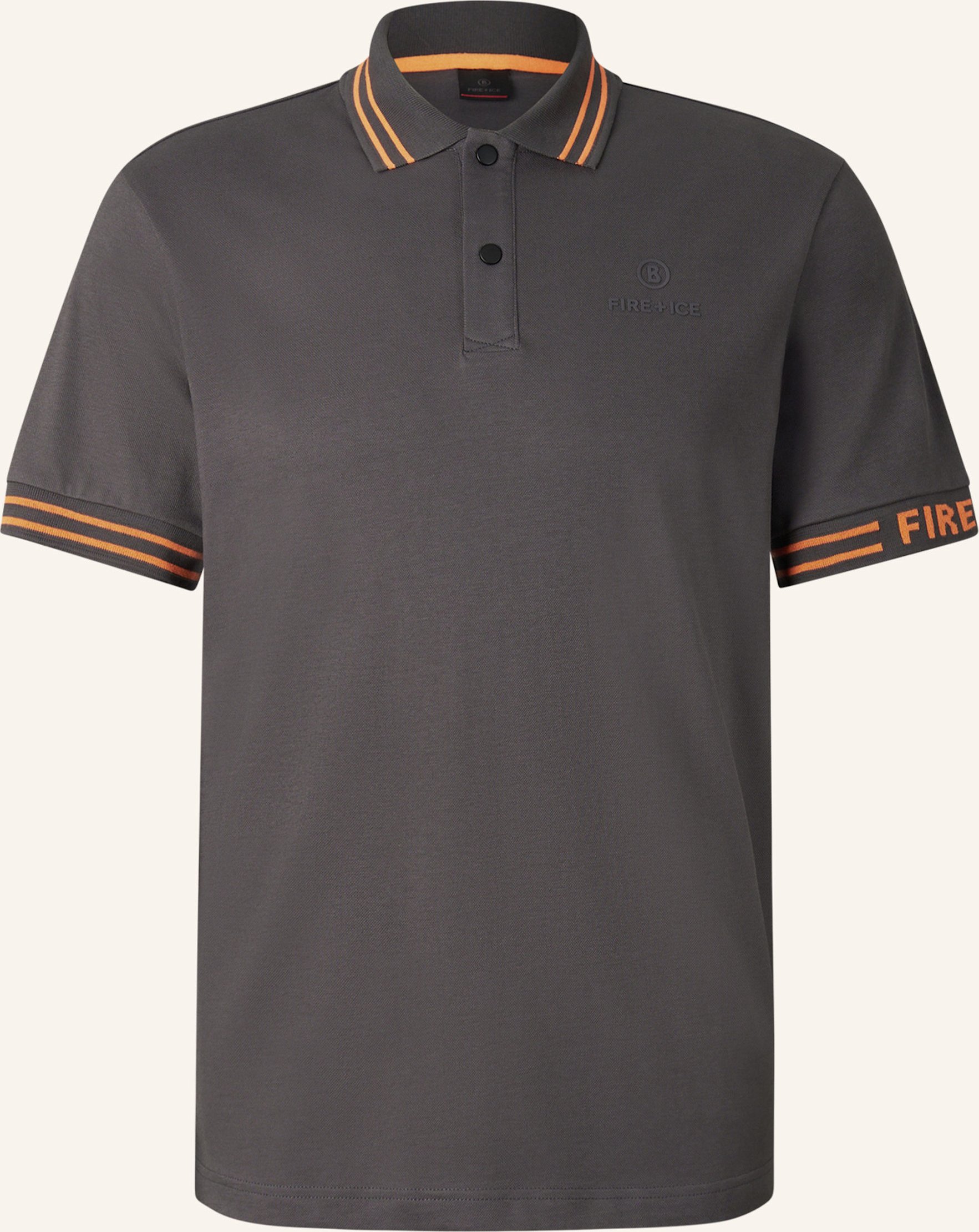 Fire+Ice Polo-Shirt grau