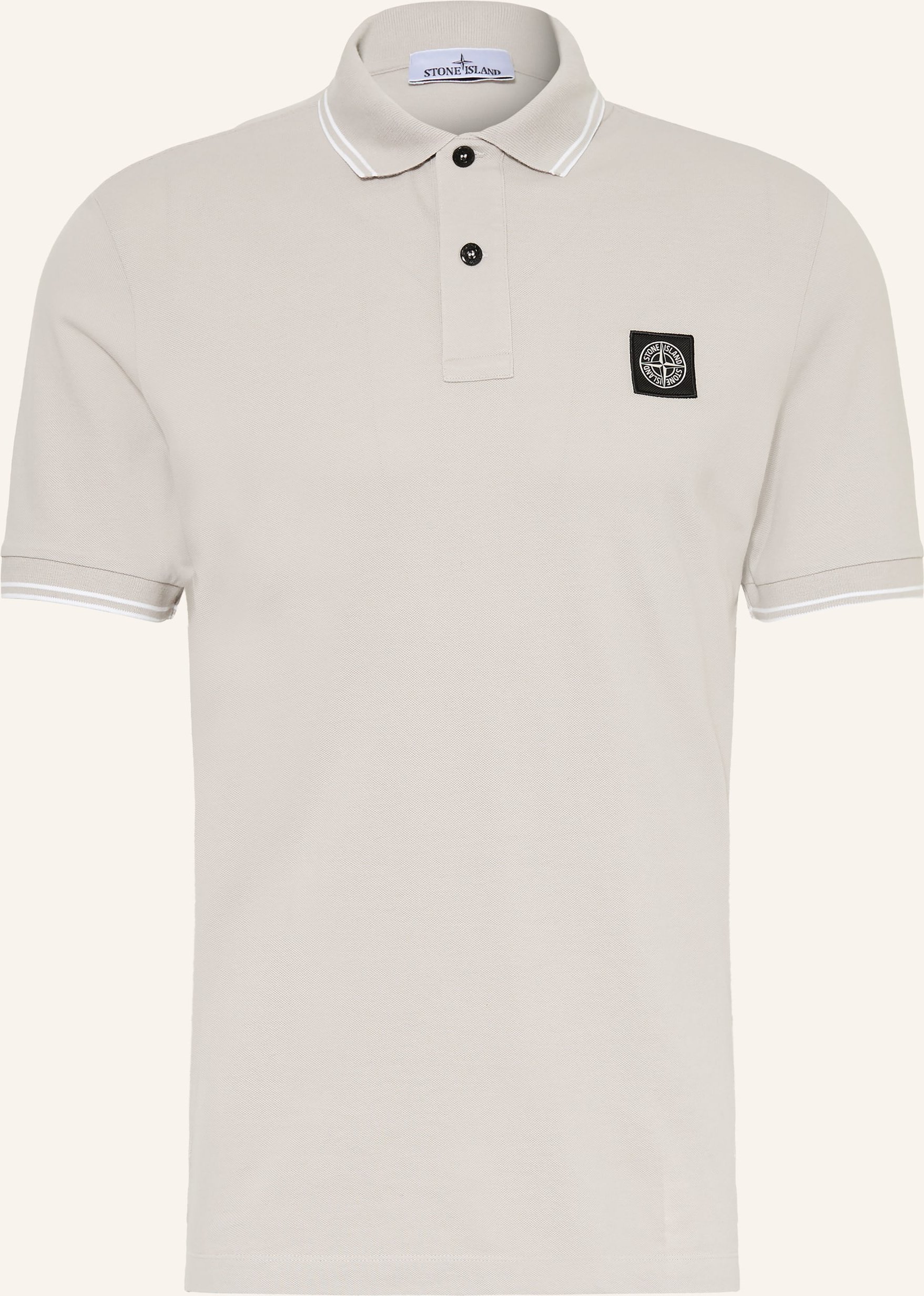 Stone Island Piqué-Poloshirt grau