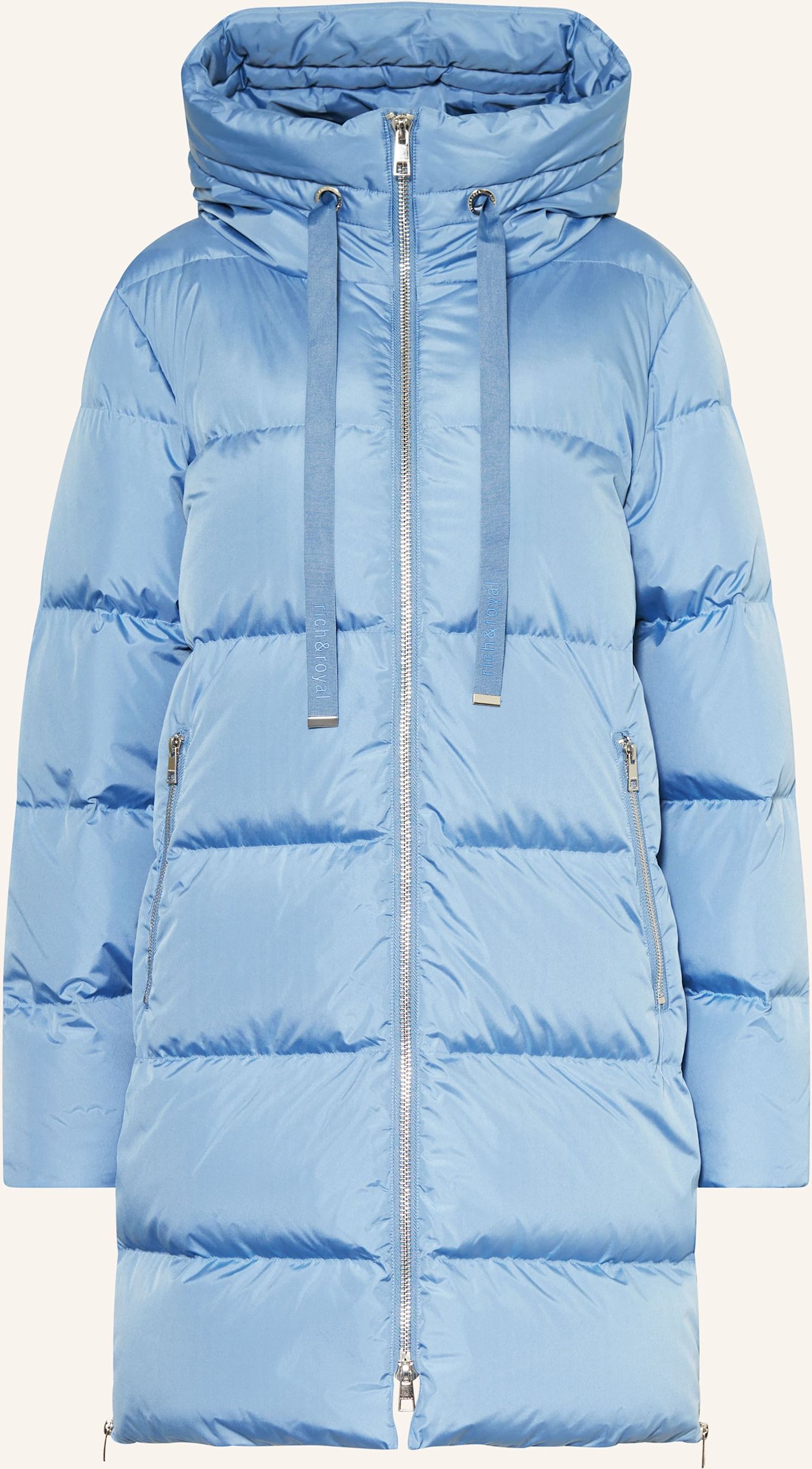 Rich & Royal Daunenmantel blau