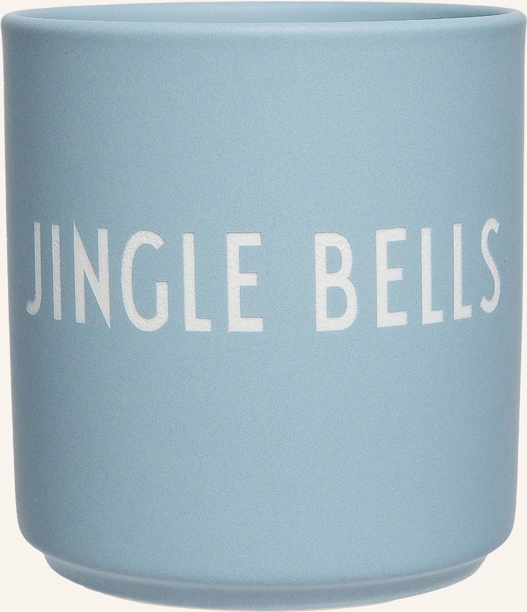 Design Letters Becher Jingle Bells blau