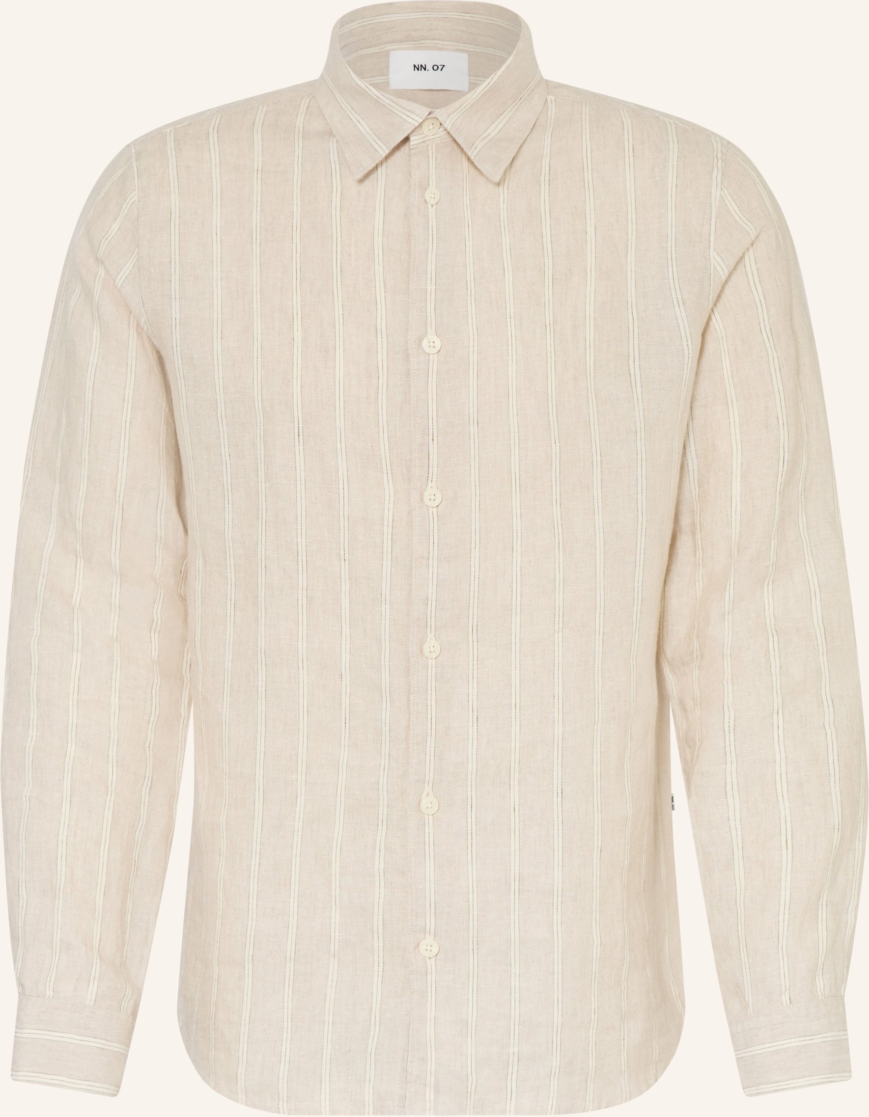 Nn.07 Hemd Enzo Regular Fit beige