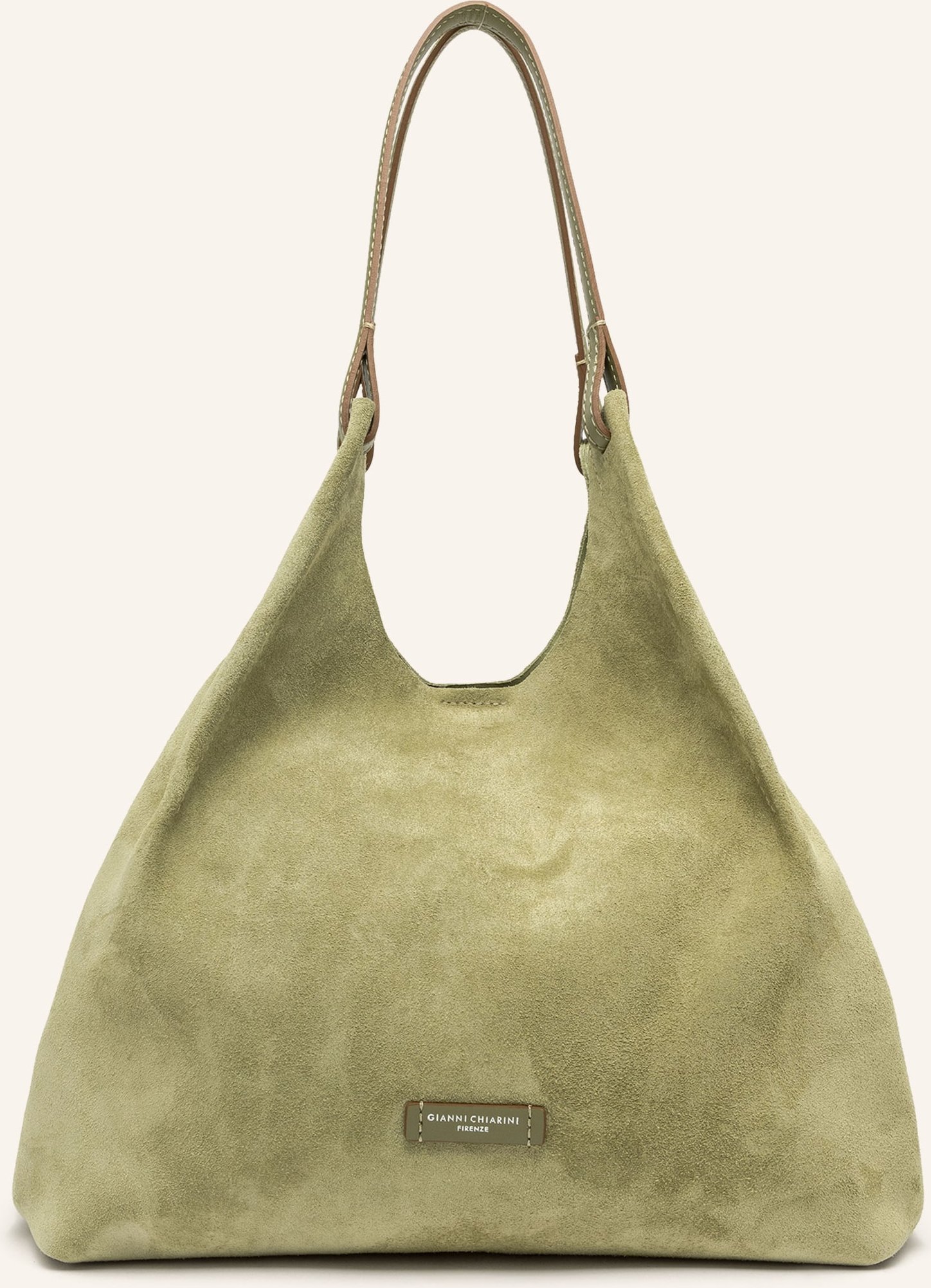 Gianni Chiarini Hobo-Bag Dua Xl Mit Pouch gruen