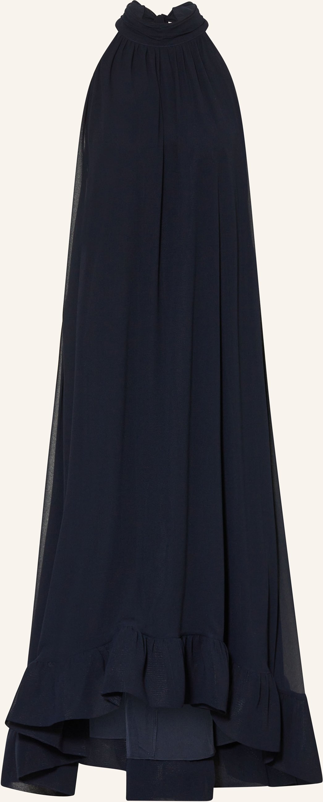 Apart Kleid Mit Rüschen blau