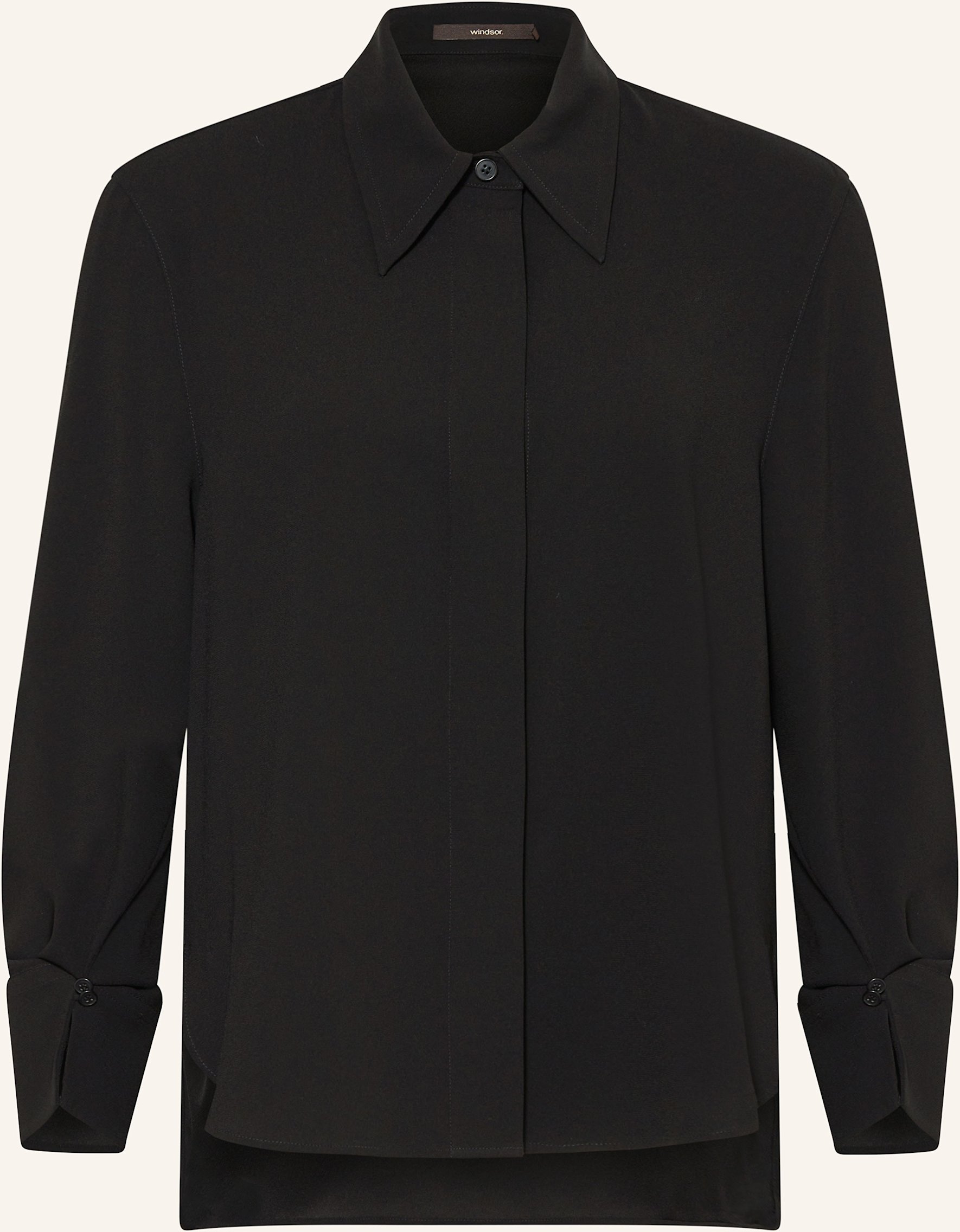 Thumbnail - Windsor. Hemdbluse schwarz