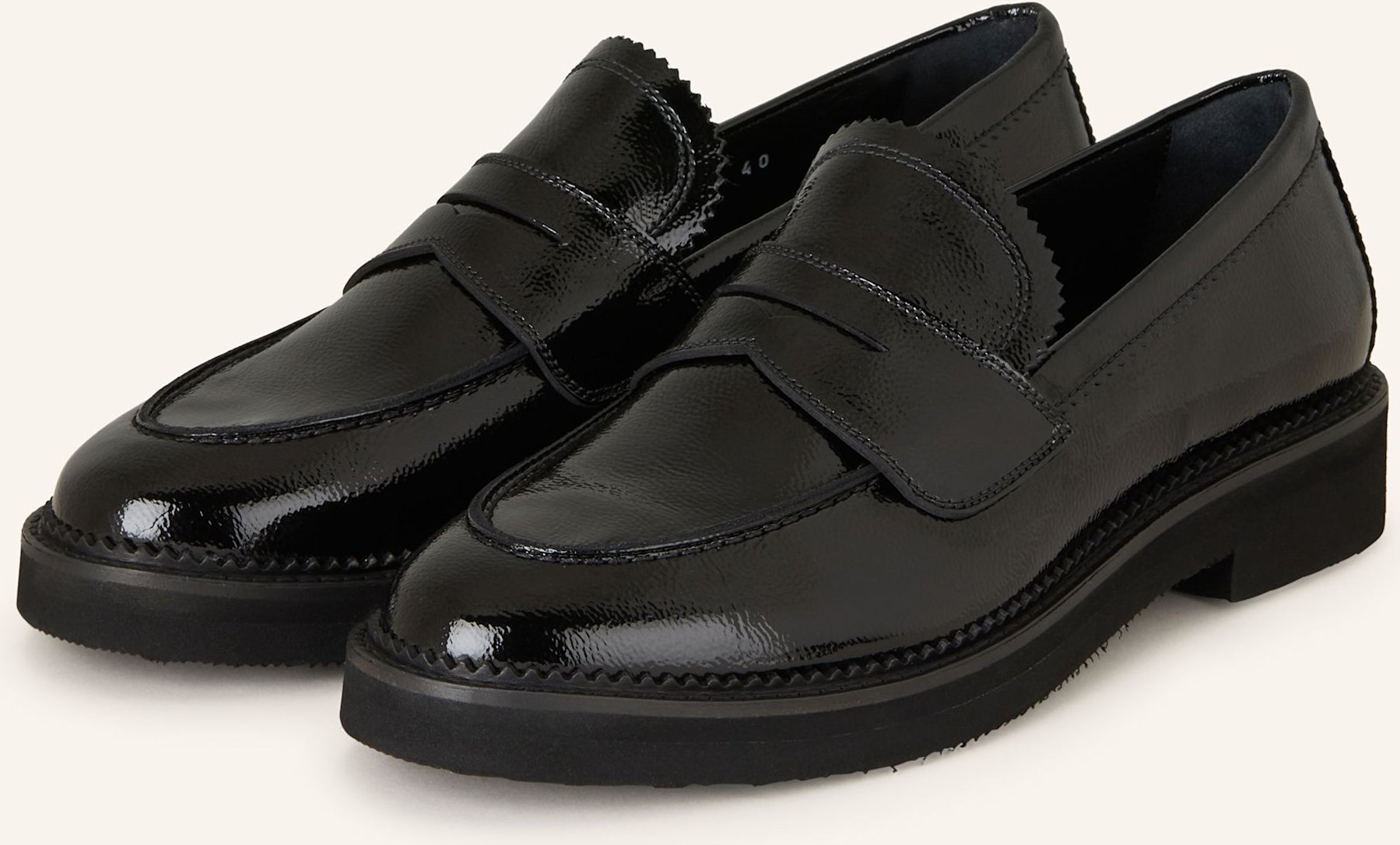 Pertini Penny-Loafer schwarz