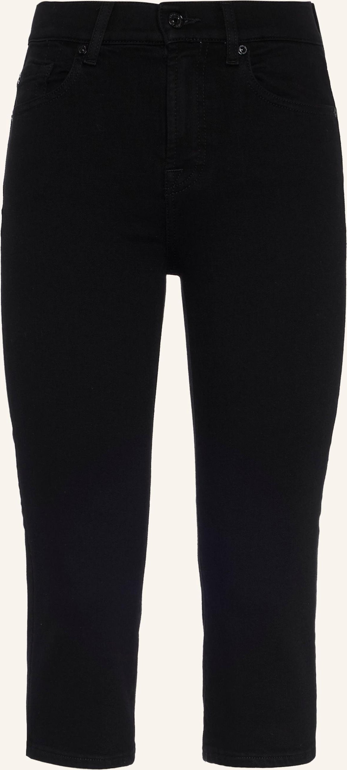 7 For All Mankind Jeans Skinny Skinny Fit schwarz