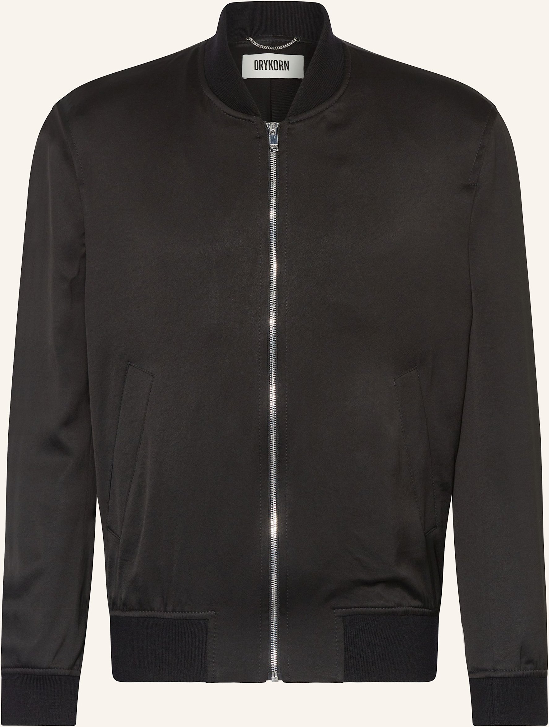 Drykorn Satinblouson Nokano schwarz