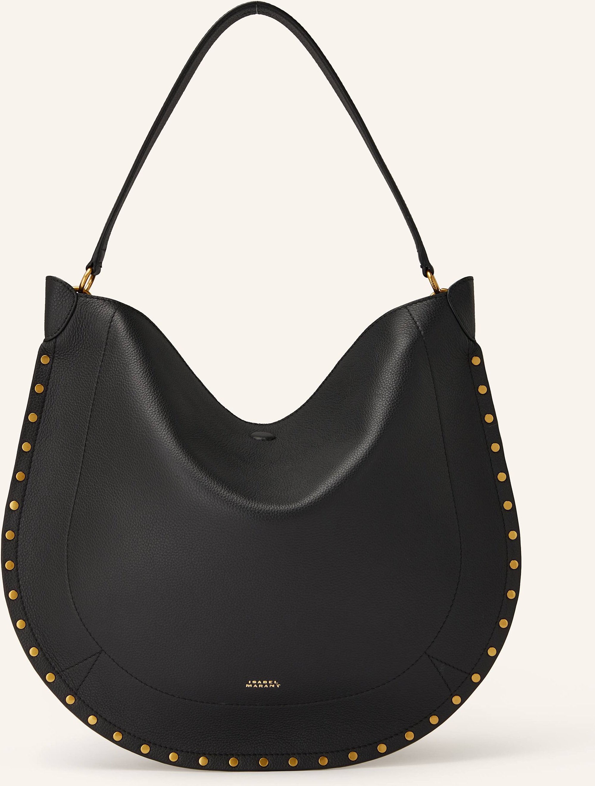 Thumbnail - Isabel Marant Beuteltasche Oskan Mit Pouch Und Nieten schwarz