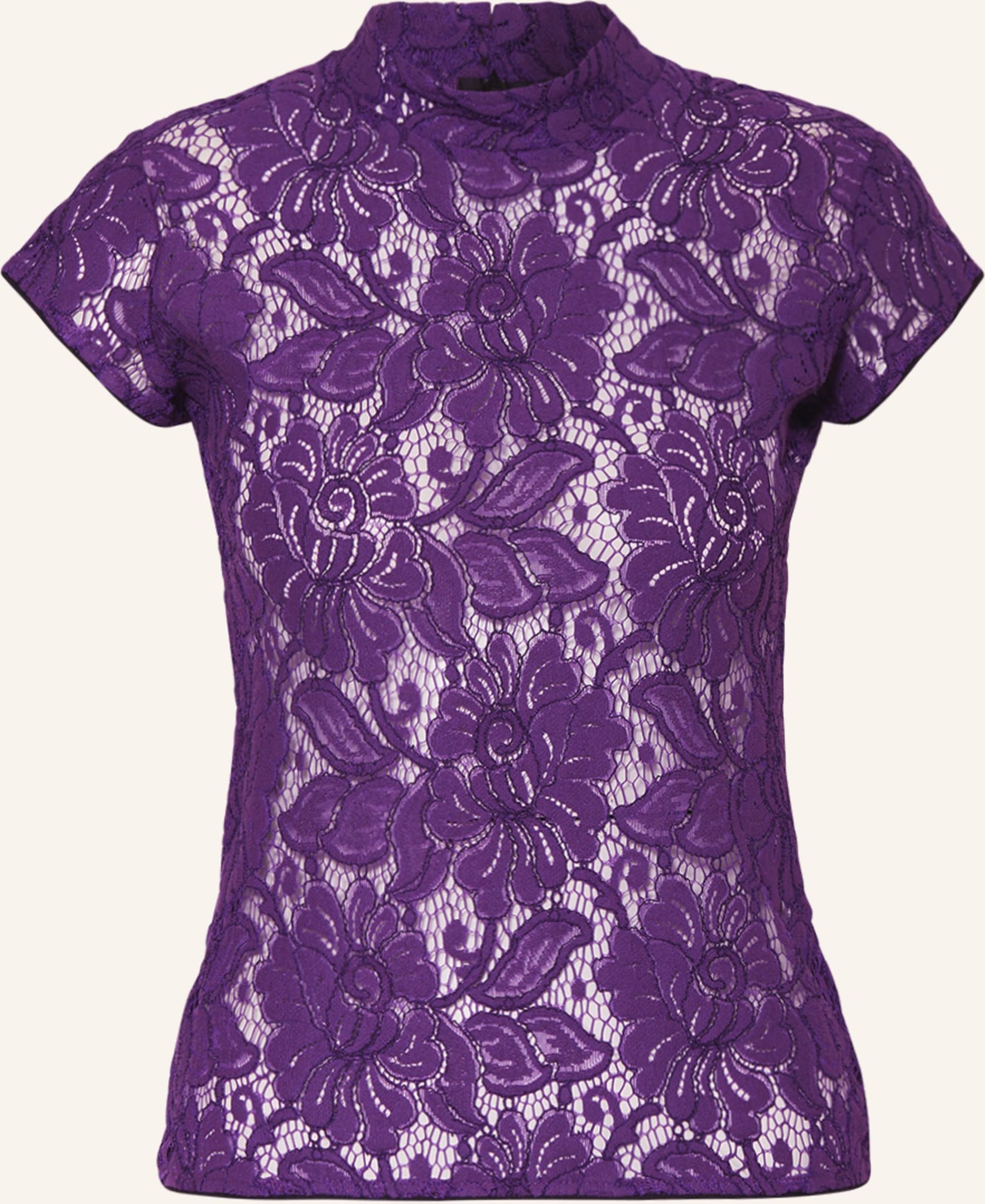 Kinga Mathe Trachtenbluse Charlotte Aus Spitze lila
