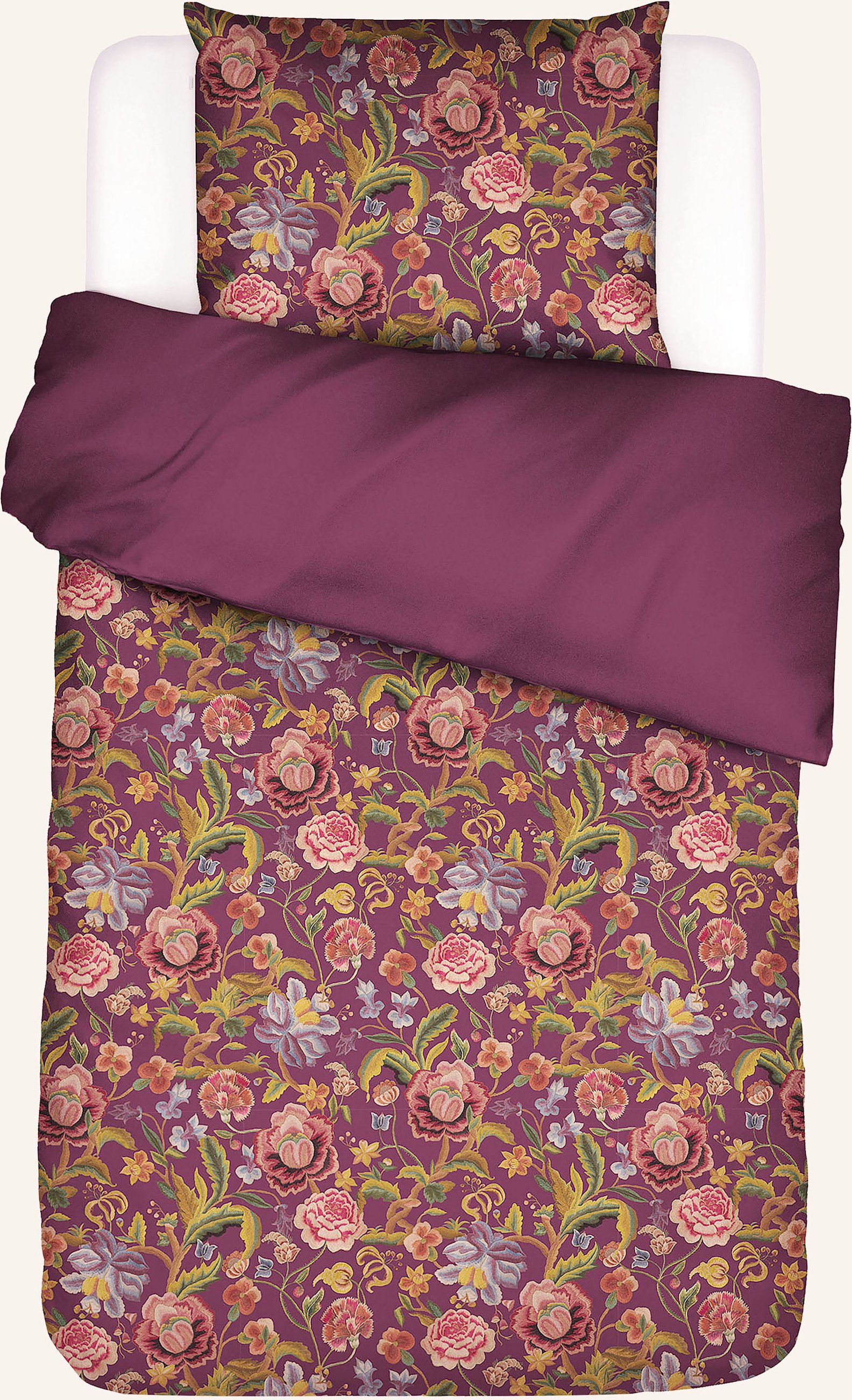 Essenza Bettwäsche Rosanella rot