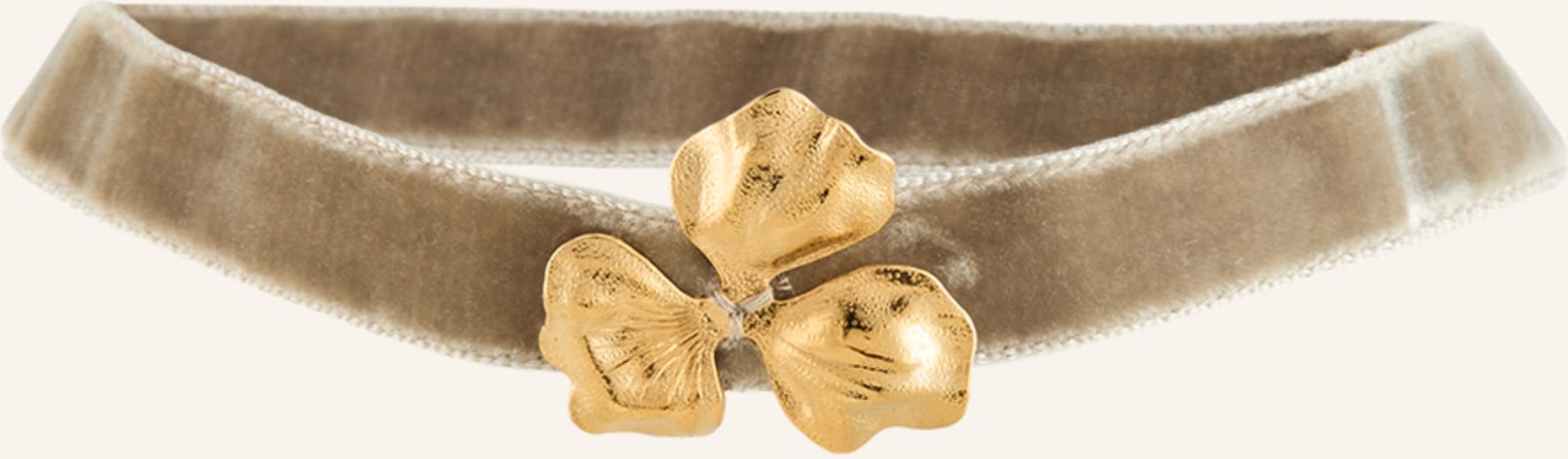 Seenberg Samt-Choker beige