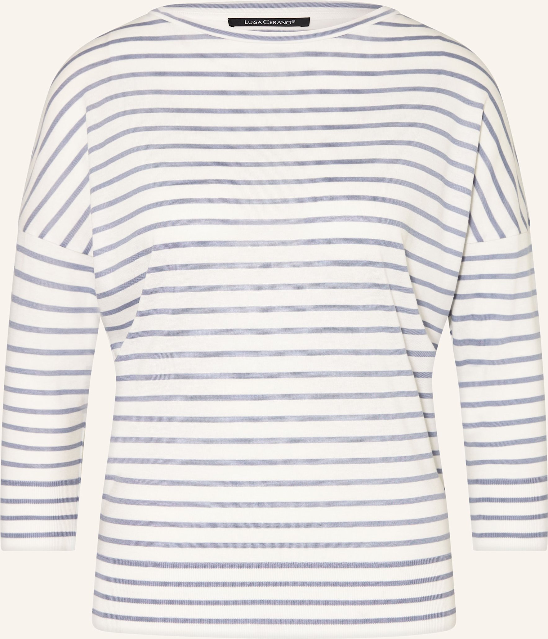 Luisa Cerano Shirt Mit 3/4-Arm weiss