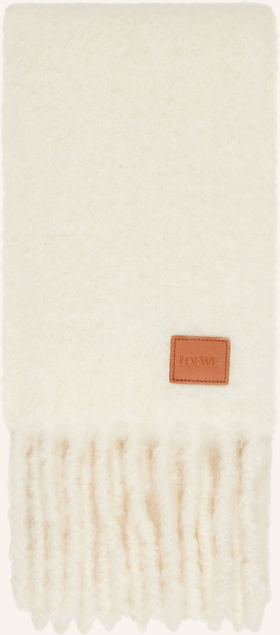 Loewe Mohair-Schal weiss