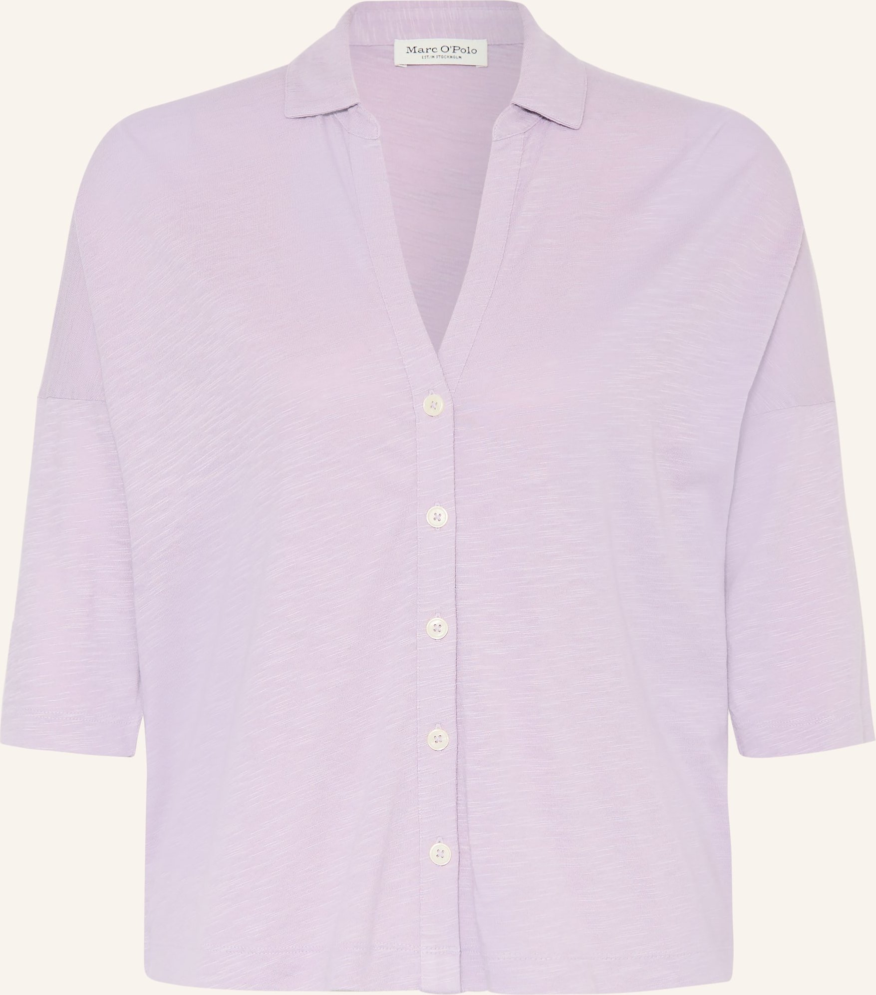 Marc O'polo Jerseybluse Mit 3/4-Arm lila