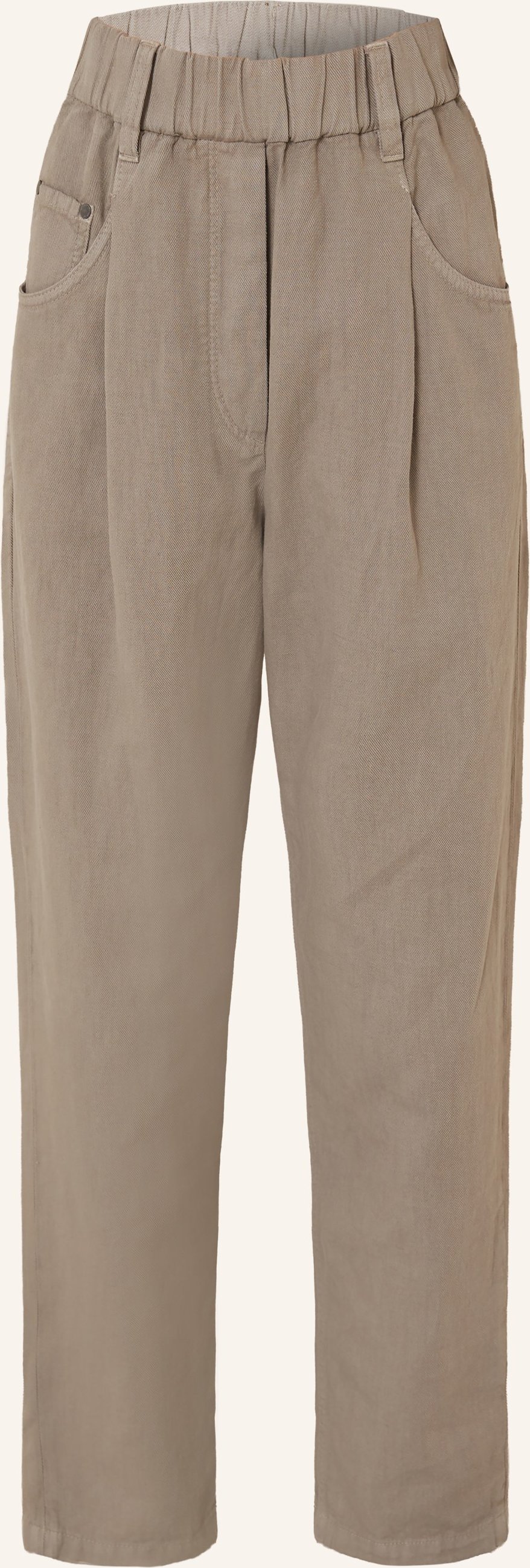 Brunello Cucinelli Mom Jeans braun