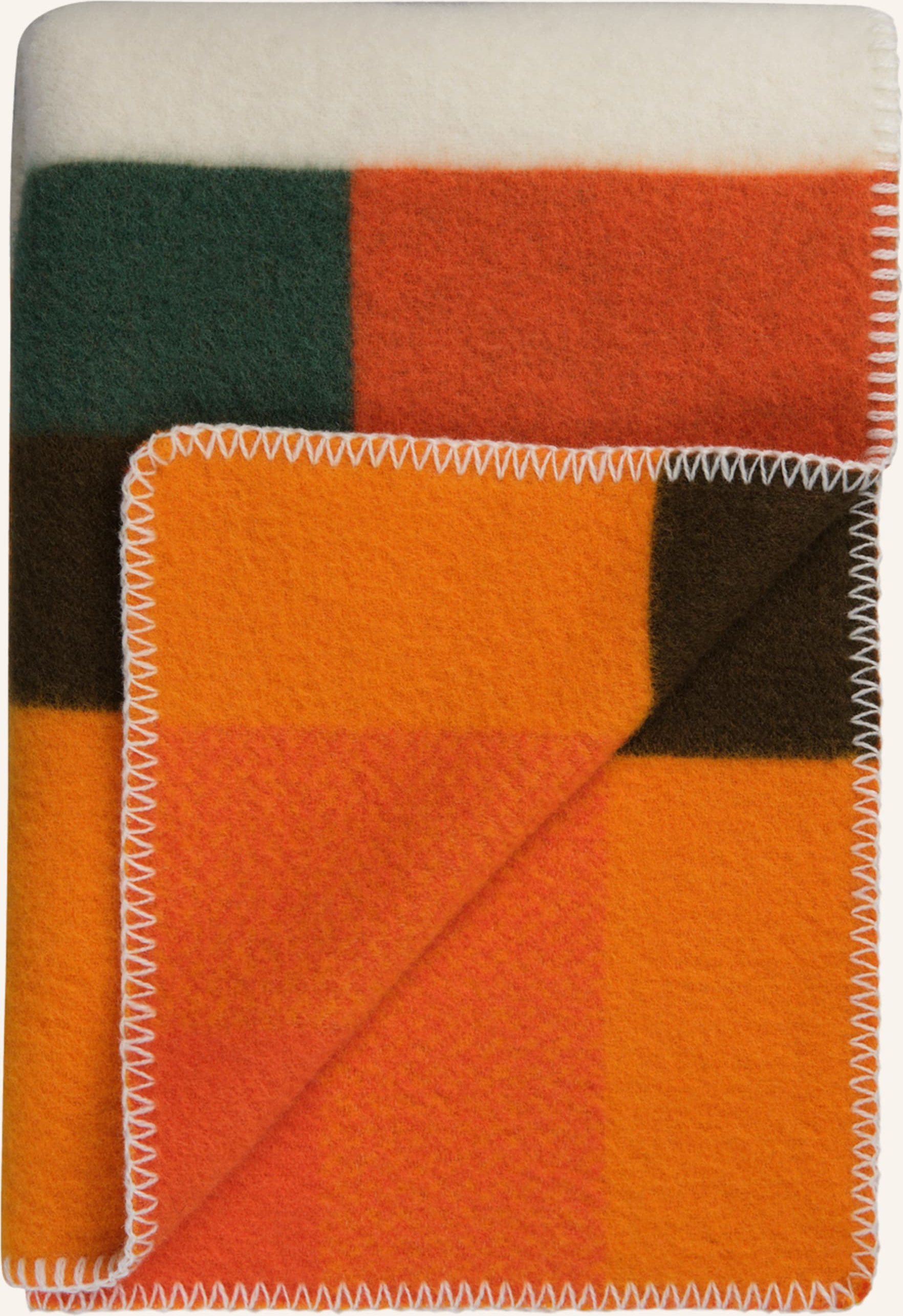Røros Tweed Tweed-Plaid Mikkel orange