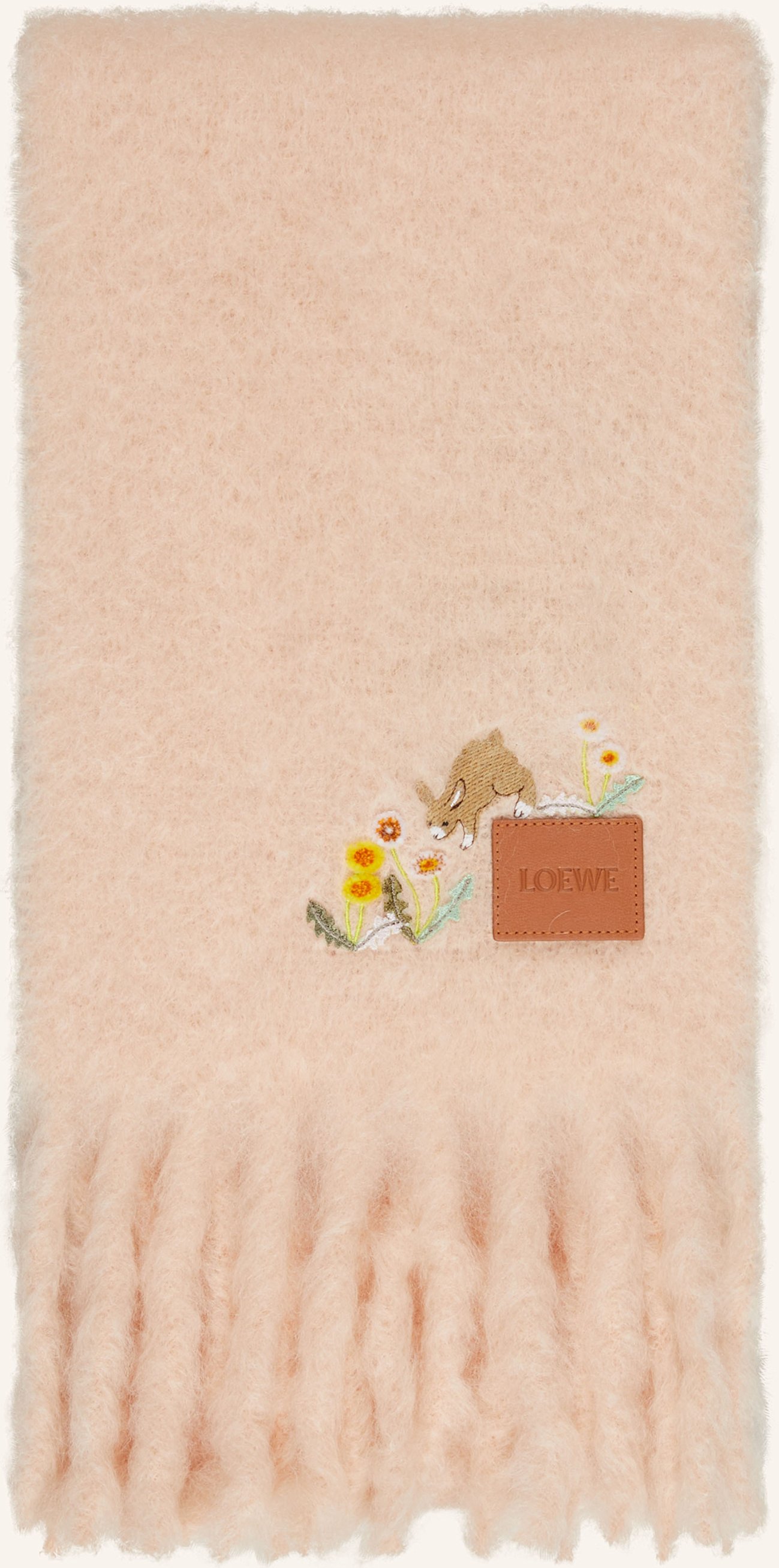 Loewe Mohair-Schal orange