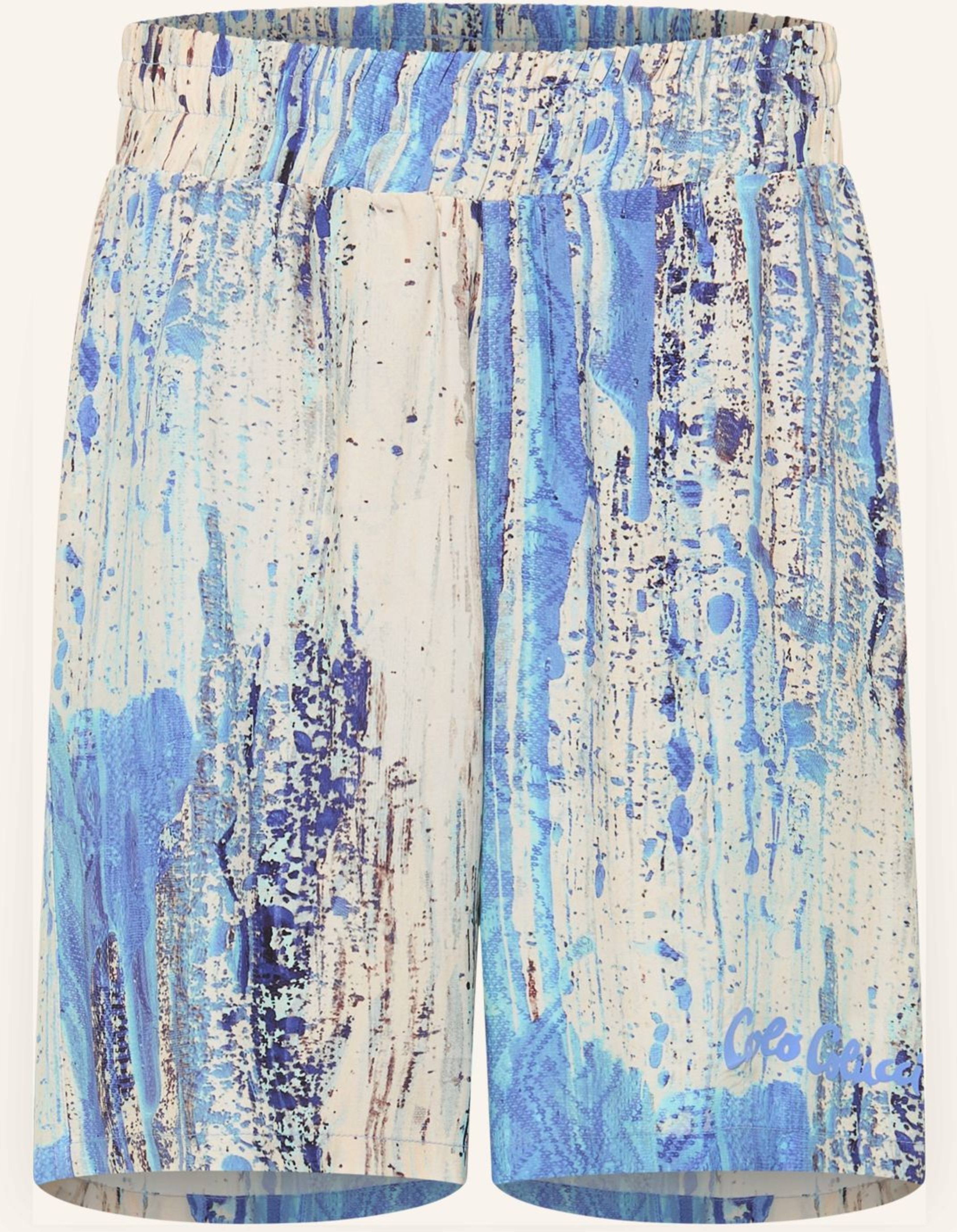 Carlo Colucci Short - Ai Drip Knit Favretto weiss