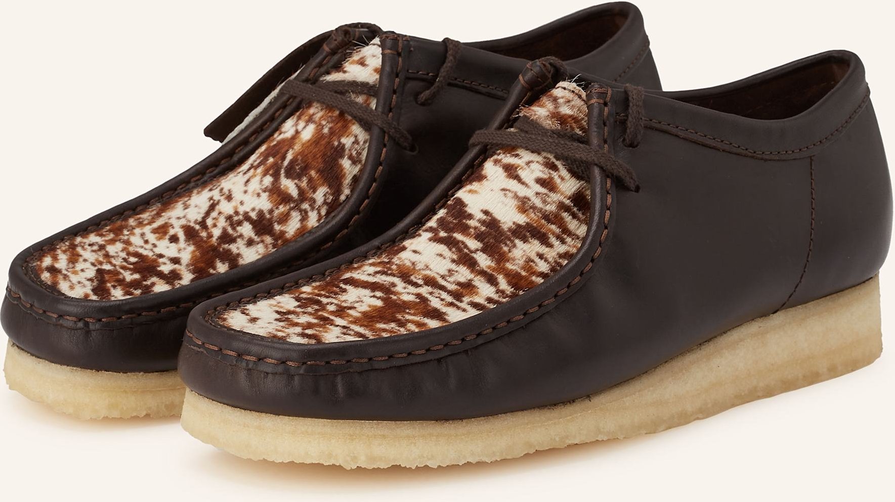 Thumbnail - Clarks Originals Schnürer Wallabee braun
