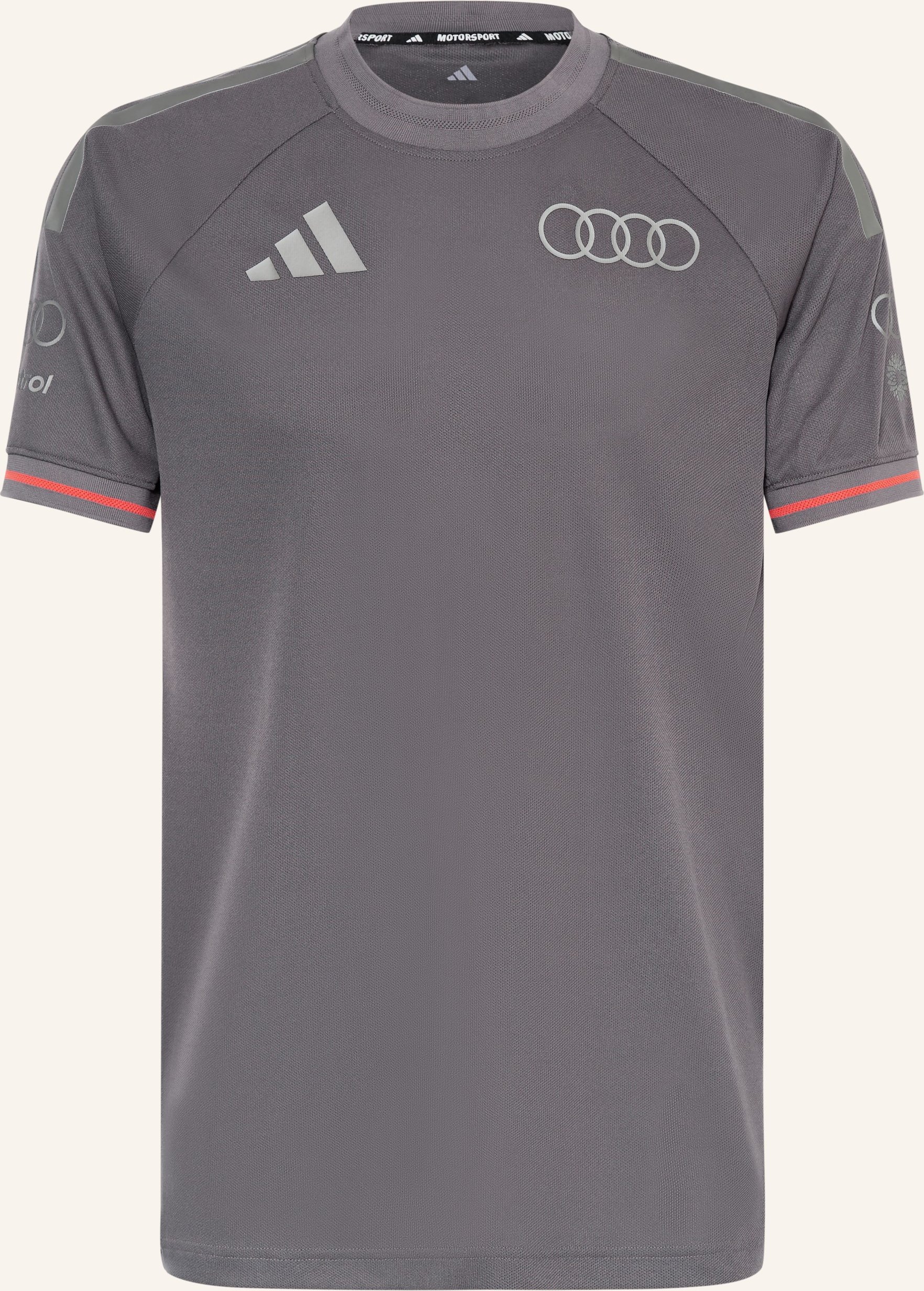 Adidas T-Shirt Audi Formula One Team Jersey Authentic grau
