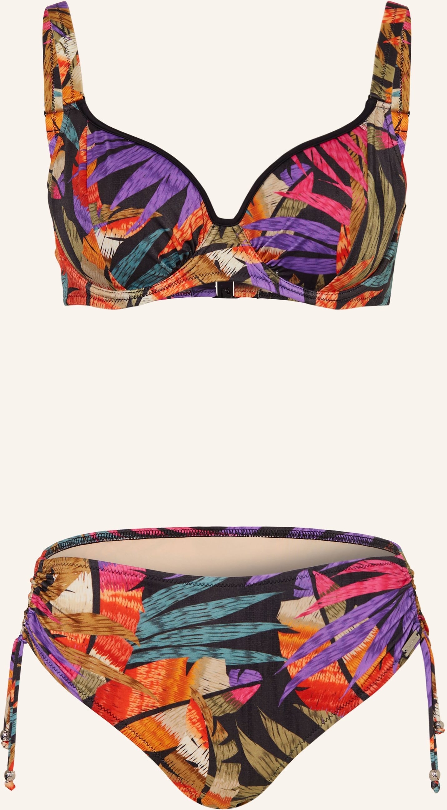 Charmline Bügel-Bikini Palm Poetry schwarz