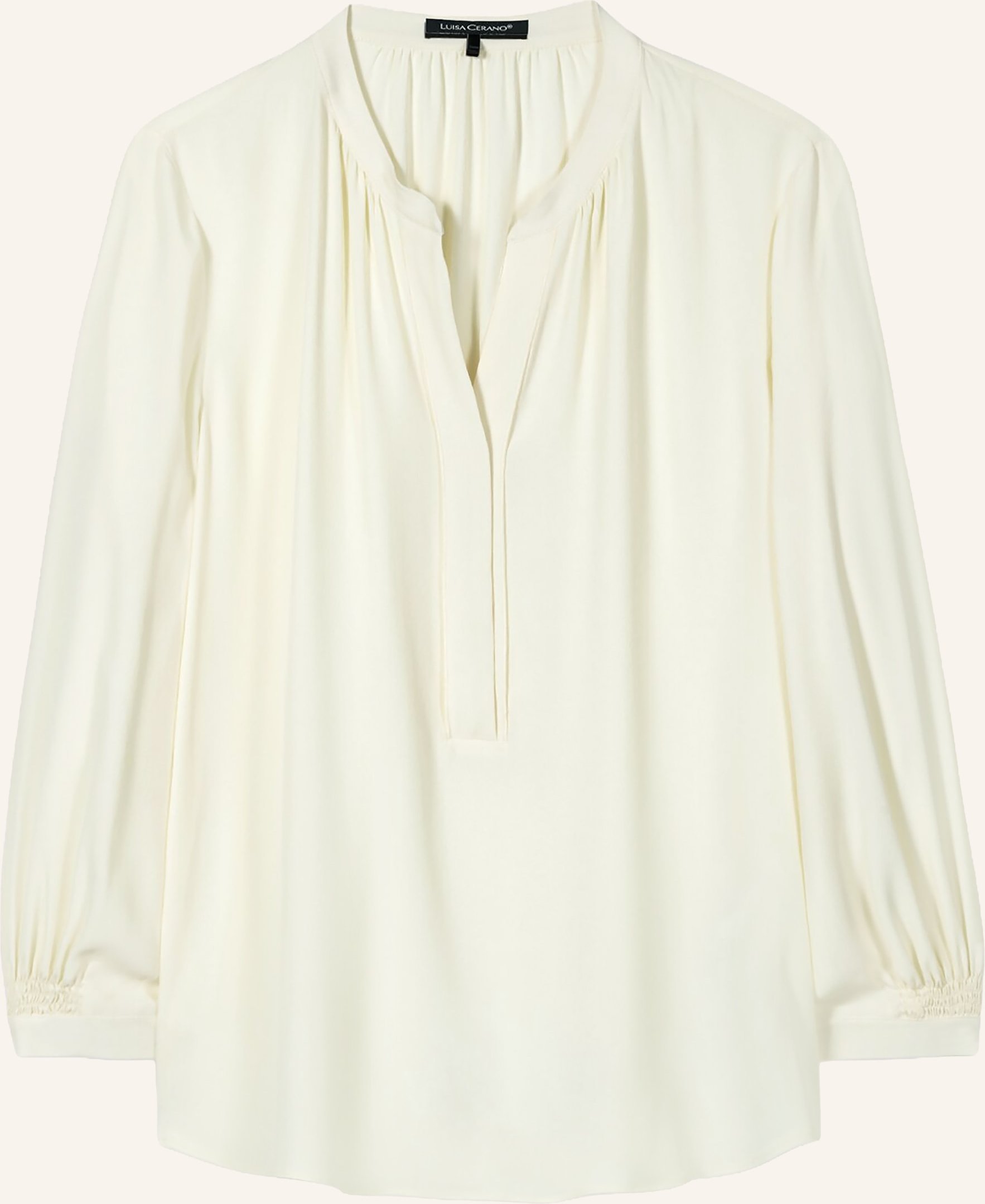 Luisa Cerano Blusenshirt Mit Seide gruen