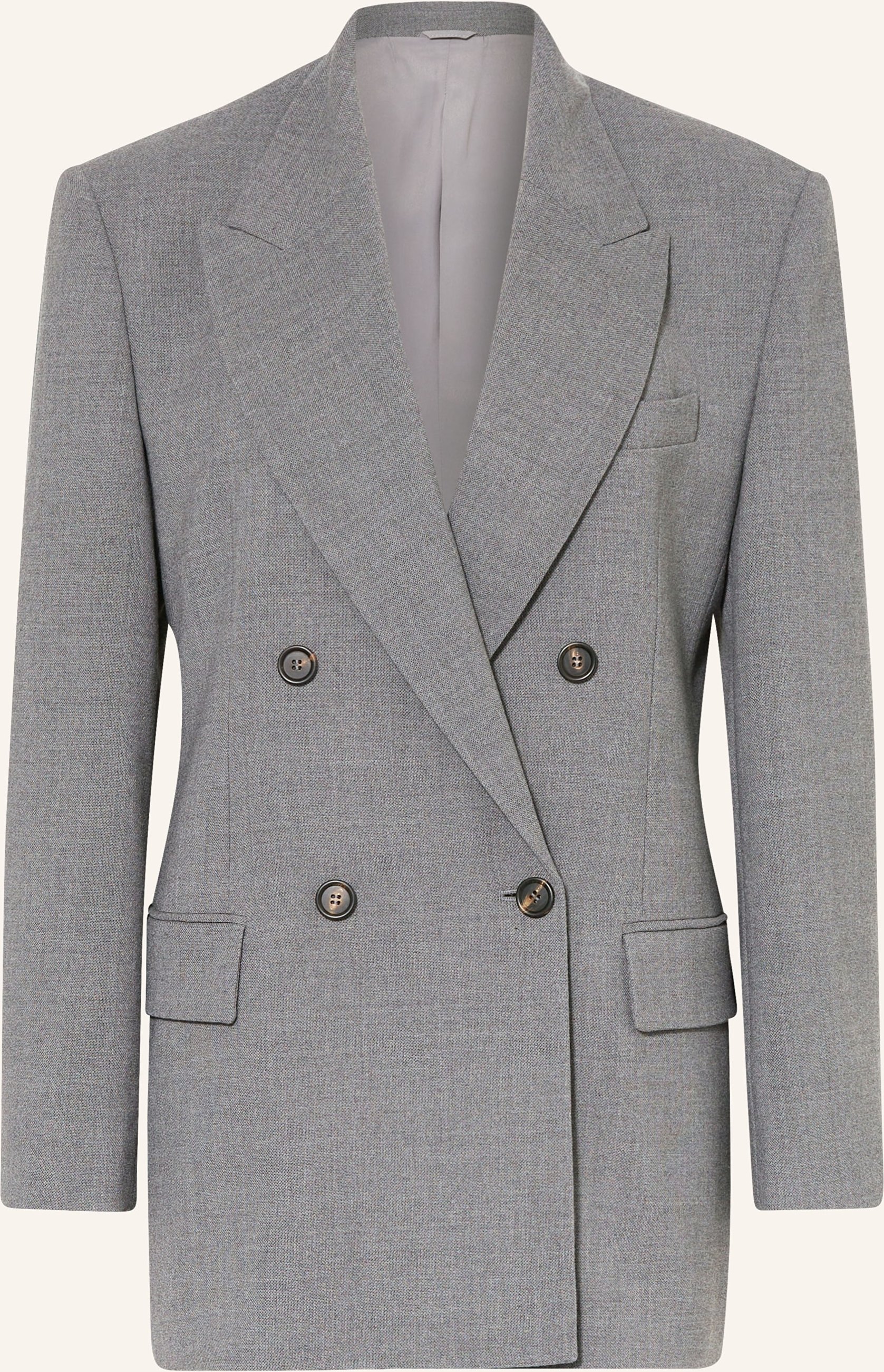 Thumbnail - Brunello Cucinelli Longblazer grau