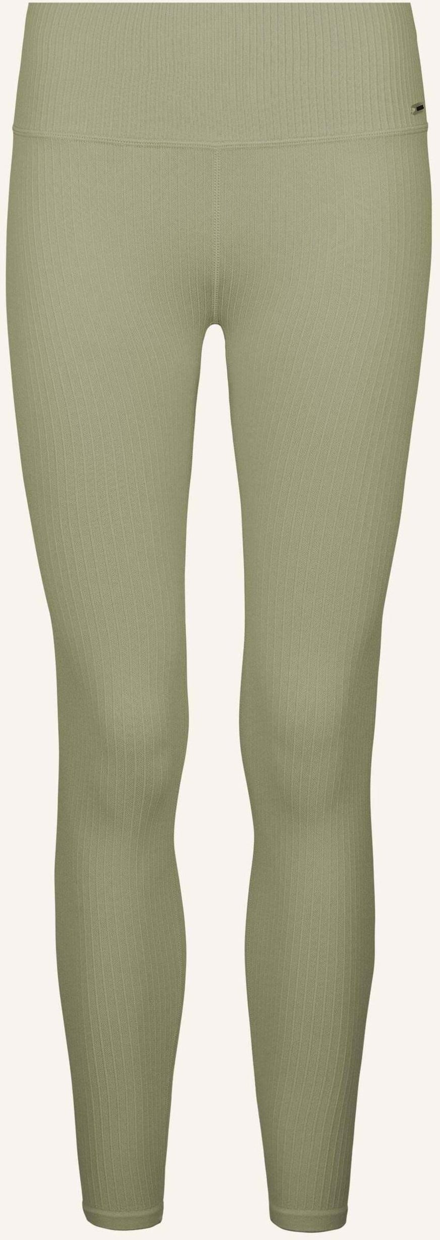 Snocks Gerippte Leggings gruen