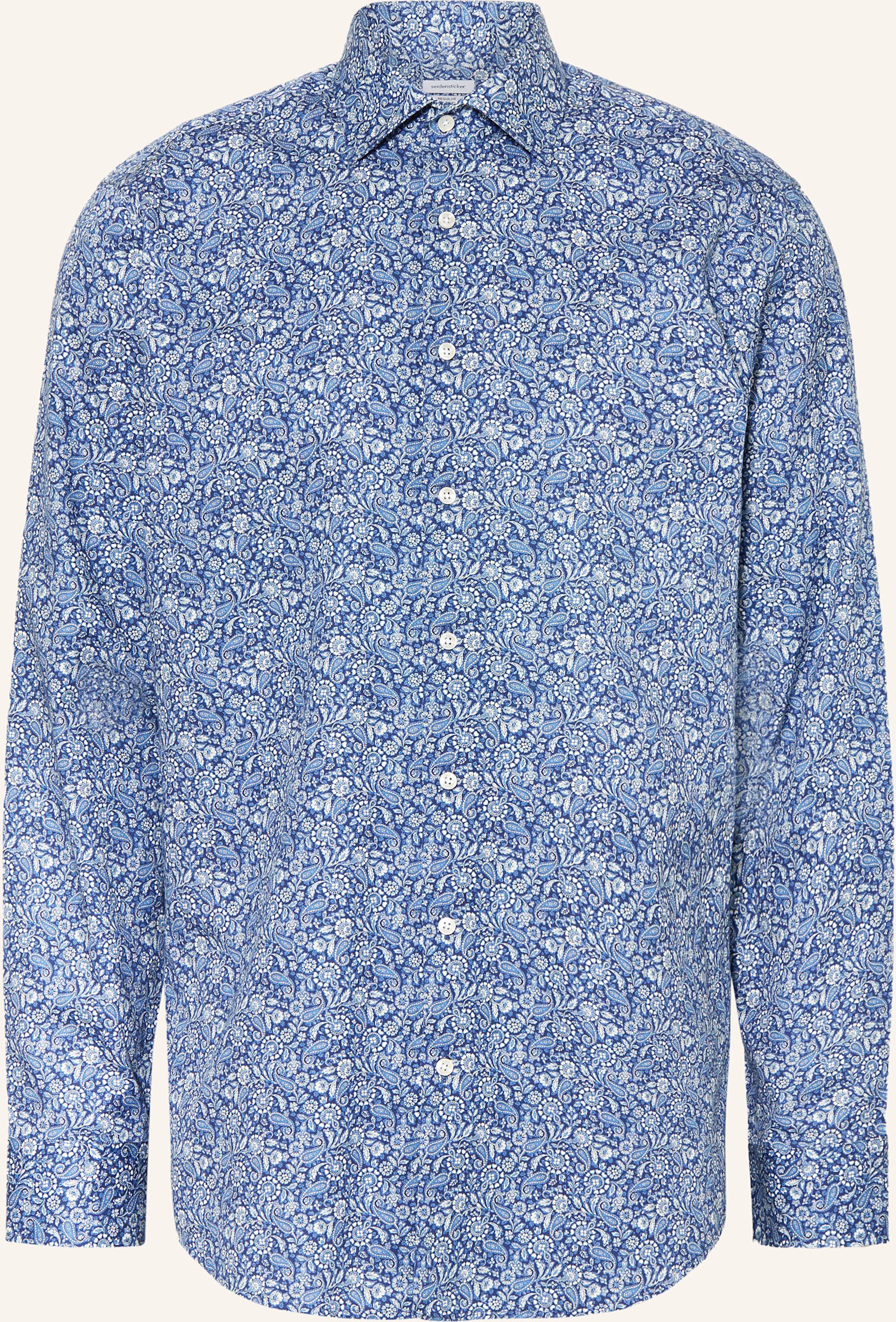 Seidensticker Hemd Regular Fit blau