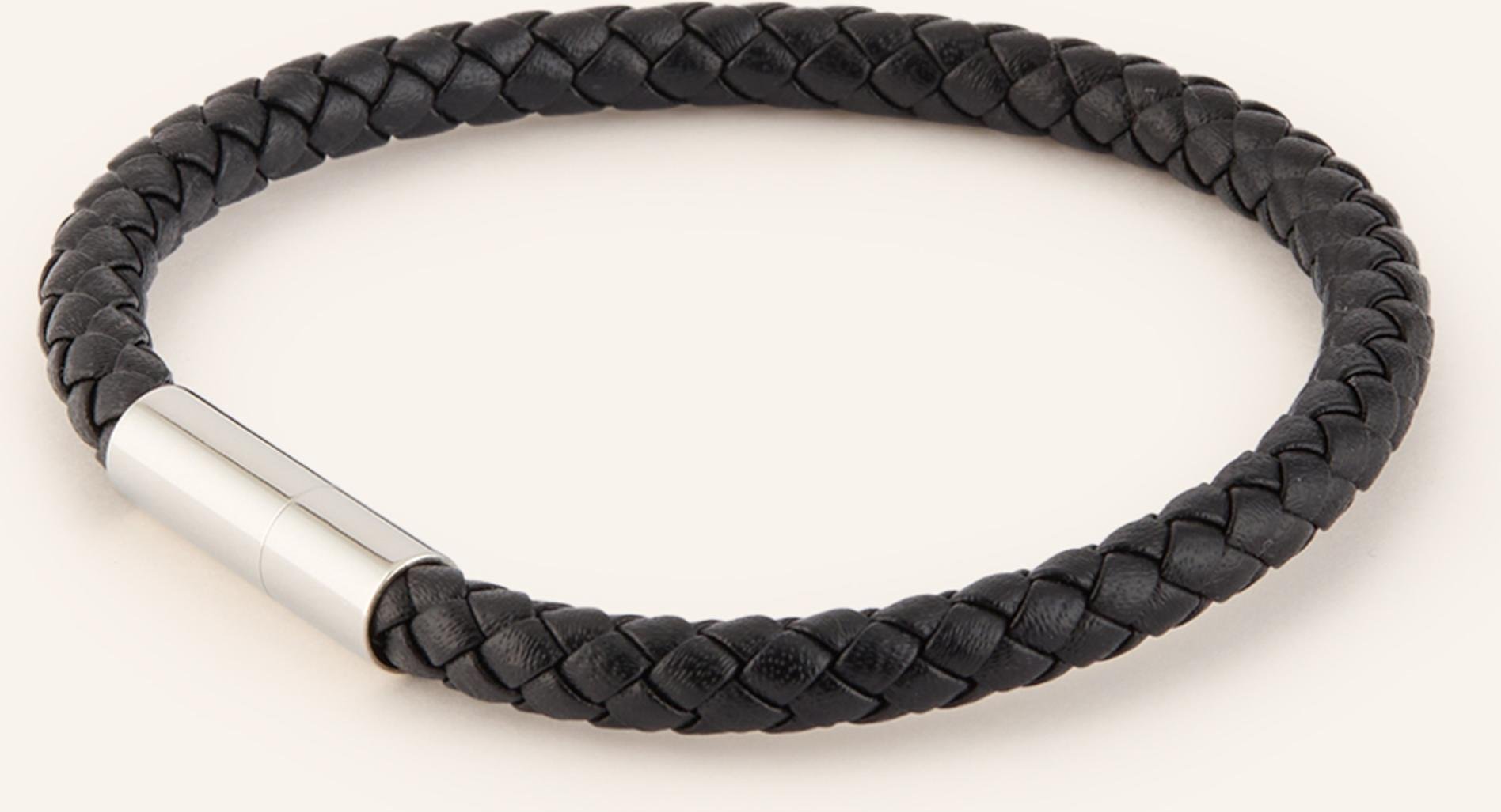 Edblad Lederarmband Franky schwarz