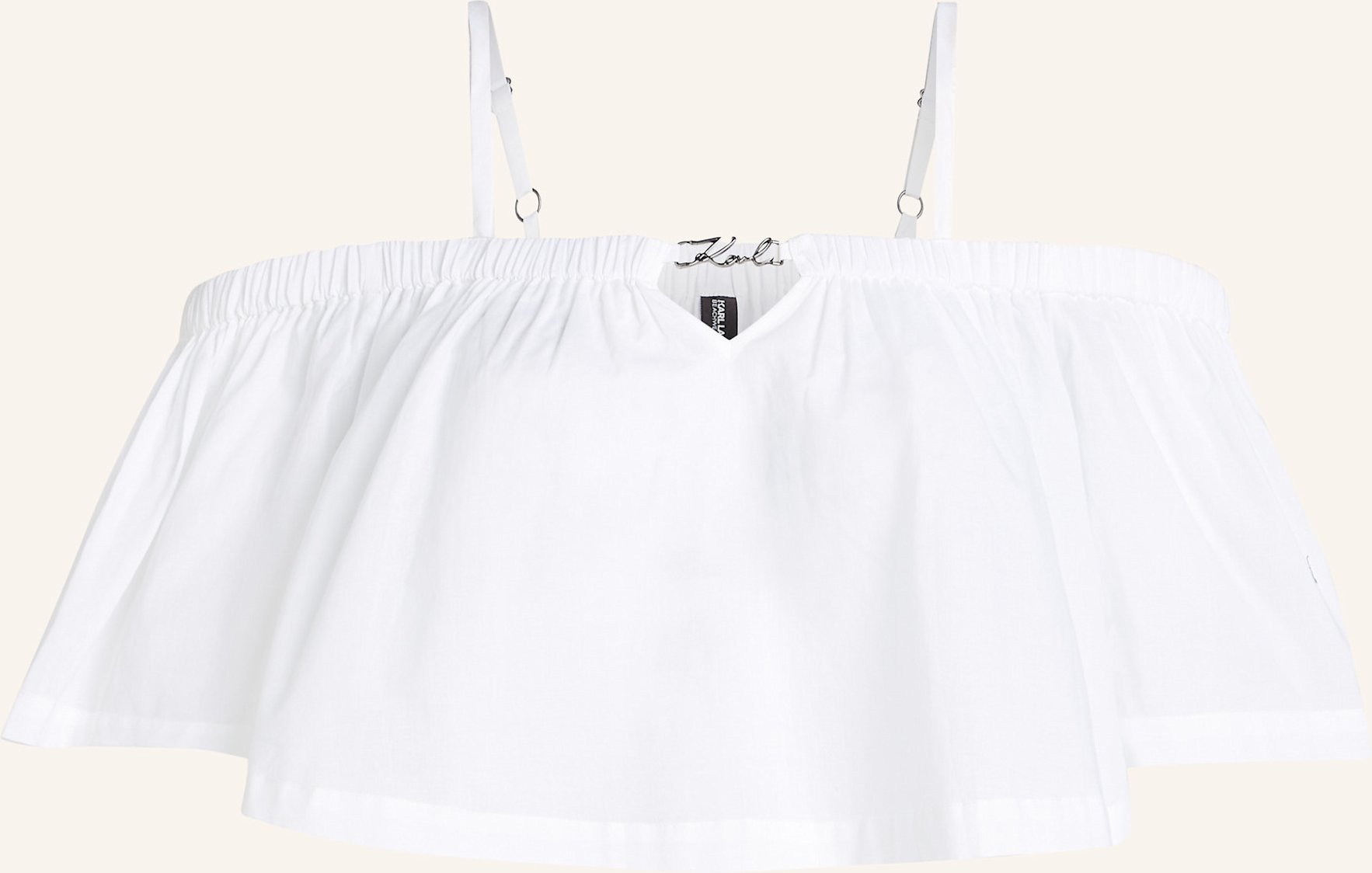Karl Lagerfeld Strandbekleidung Top weiss