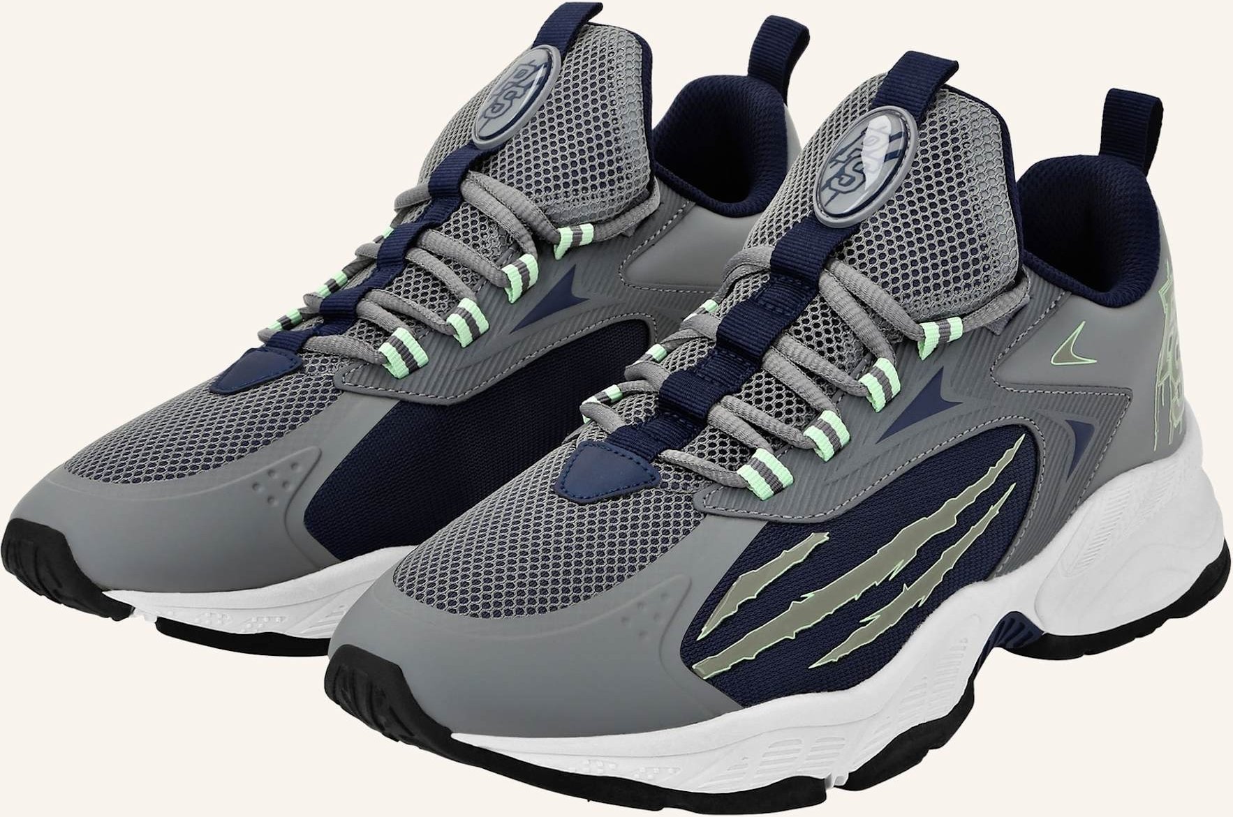 Thumbnail - Plein Sport Runner Sneaker grau