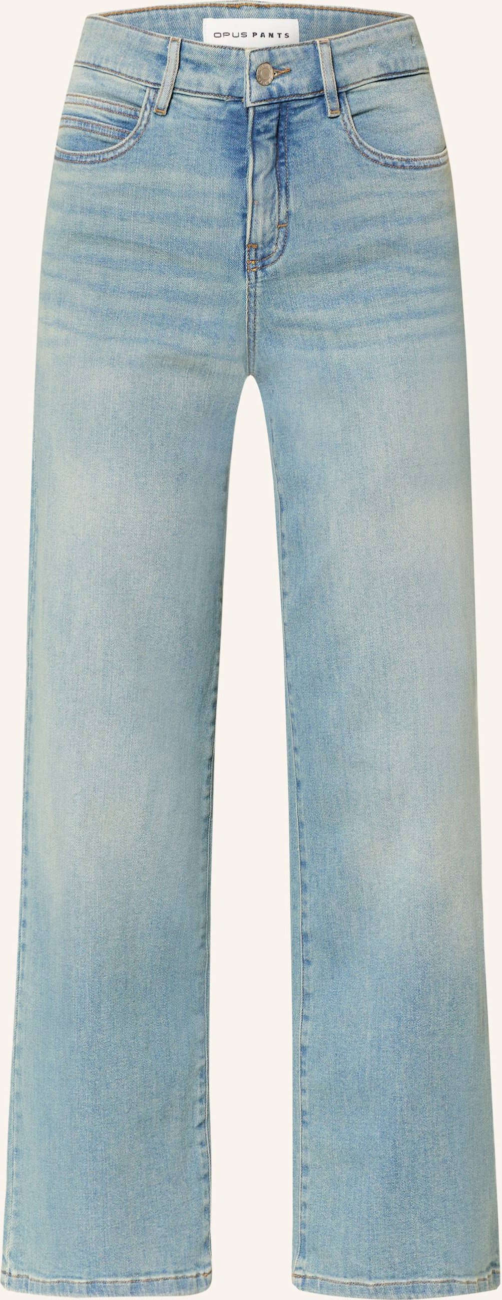 Opus Pants Wide Leg Jeans Melly blau