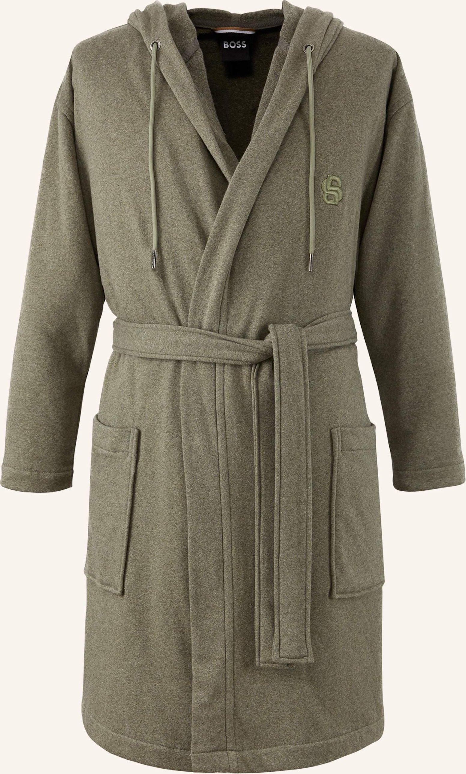Boss Bademantel Evening gruen