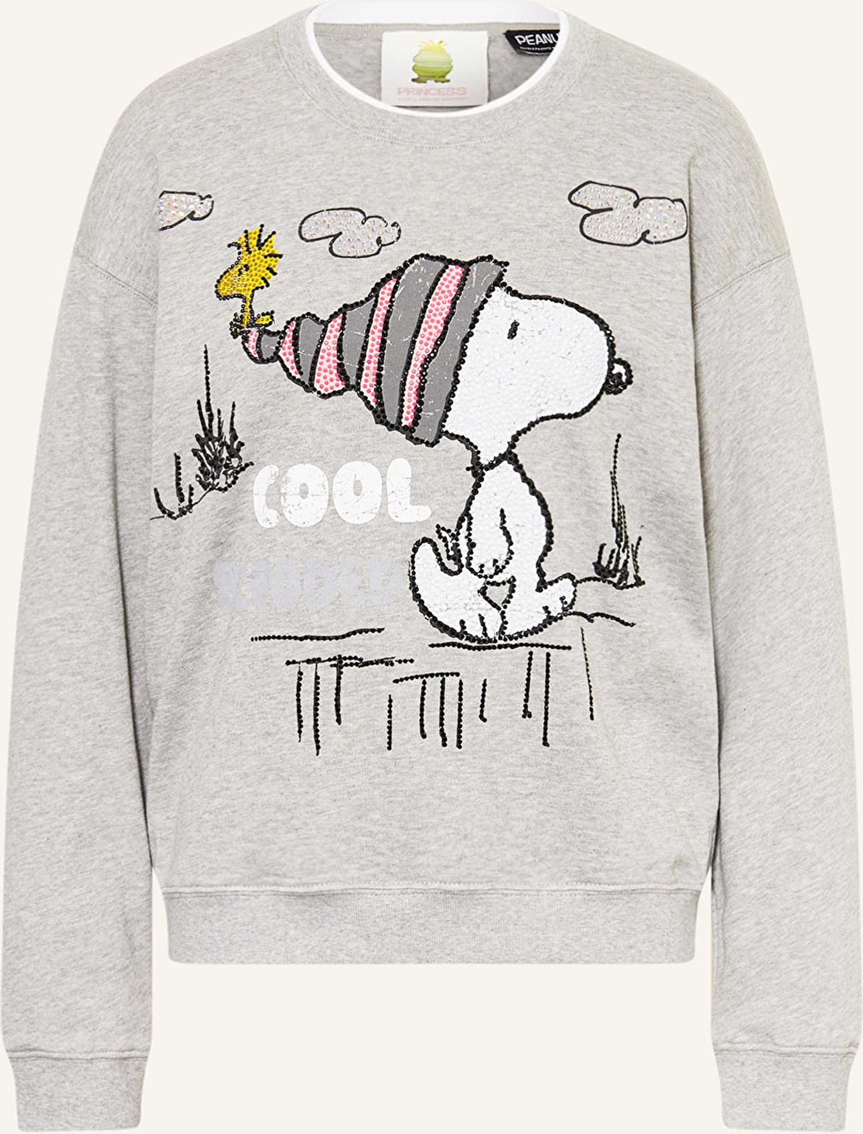 Princess Goes Hollywood Sweatshirt Mit Schmucksteinen grau