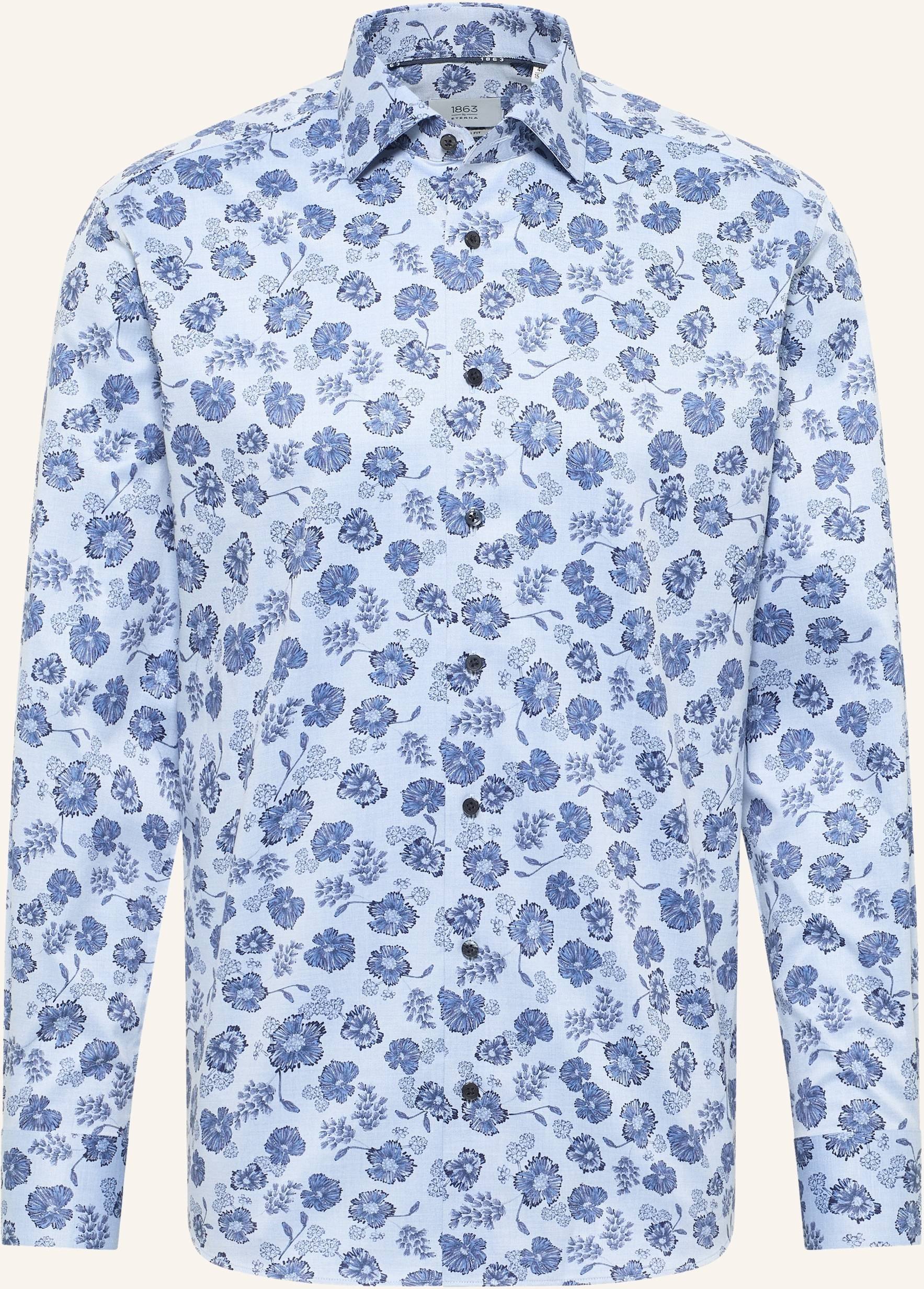 1863 By Eterna Hemd Modern Fit blau