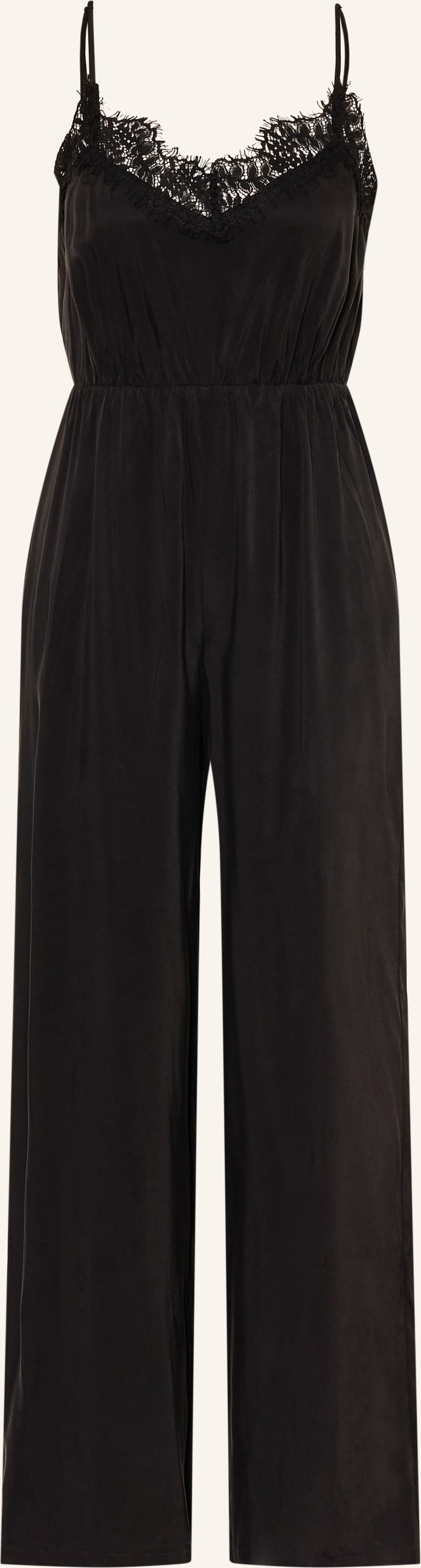 Oh April Jumpsuit Taja Mit Spitze schwarz