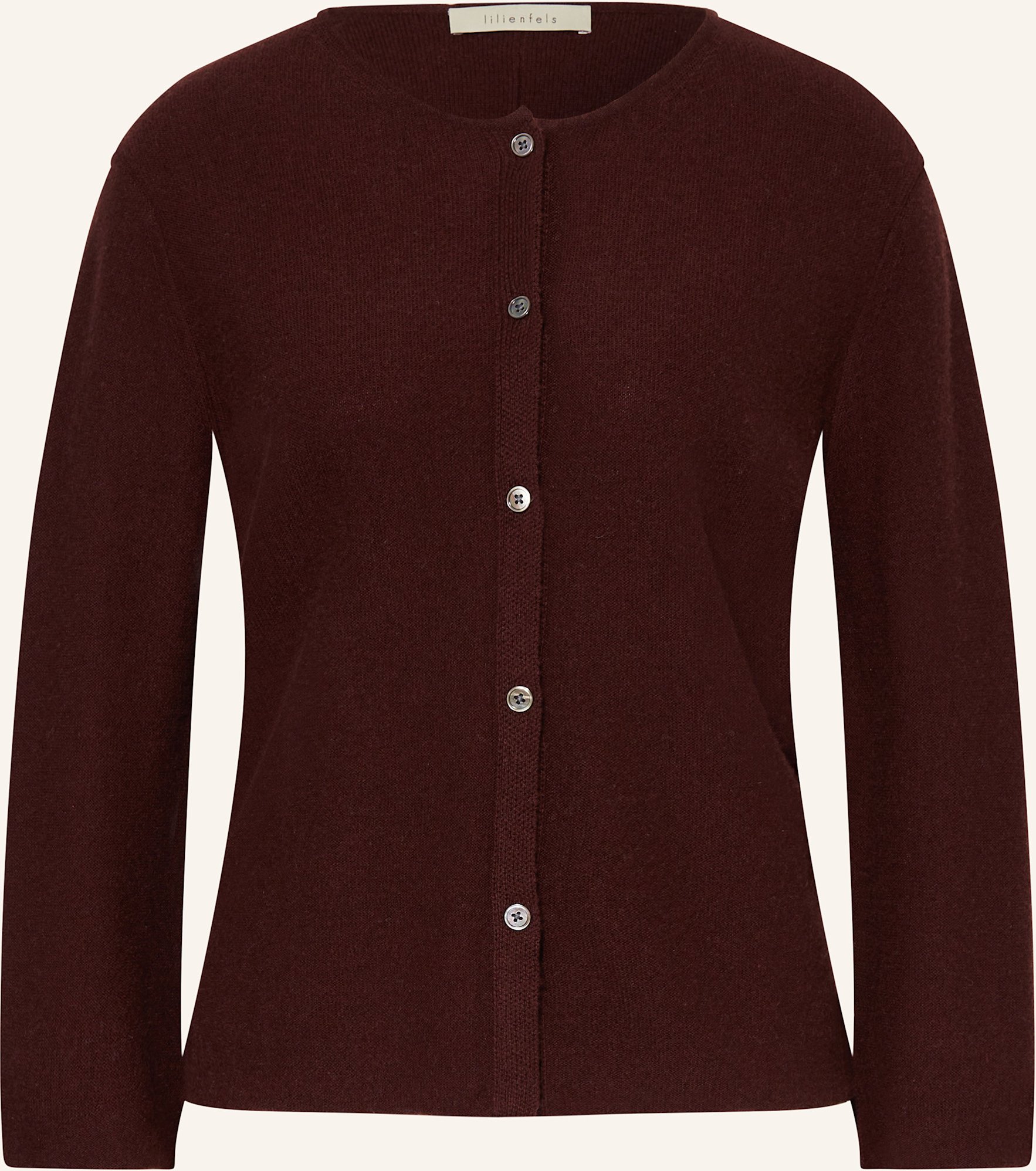 Lilienfels Cashmere-Strickjacke braun