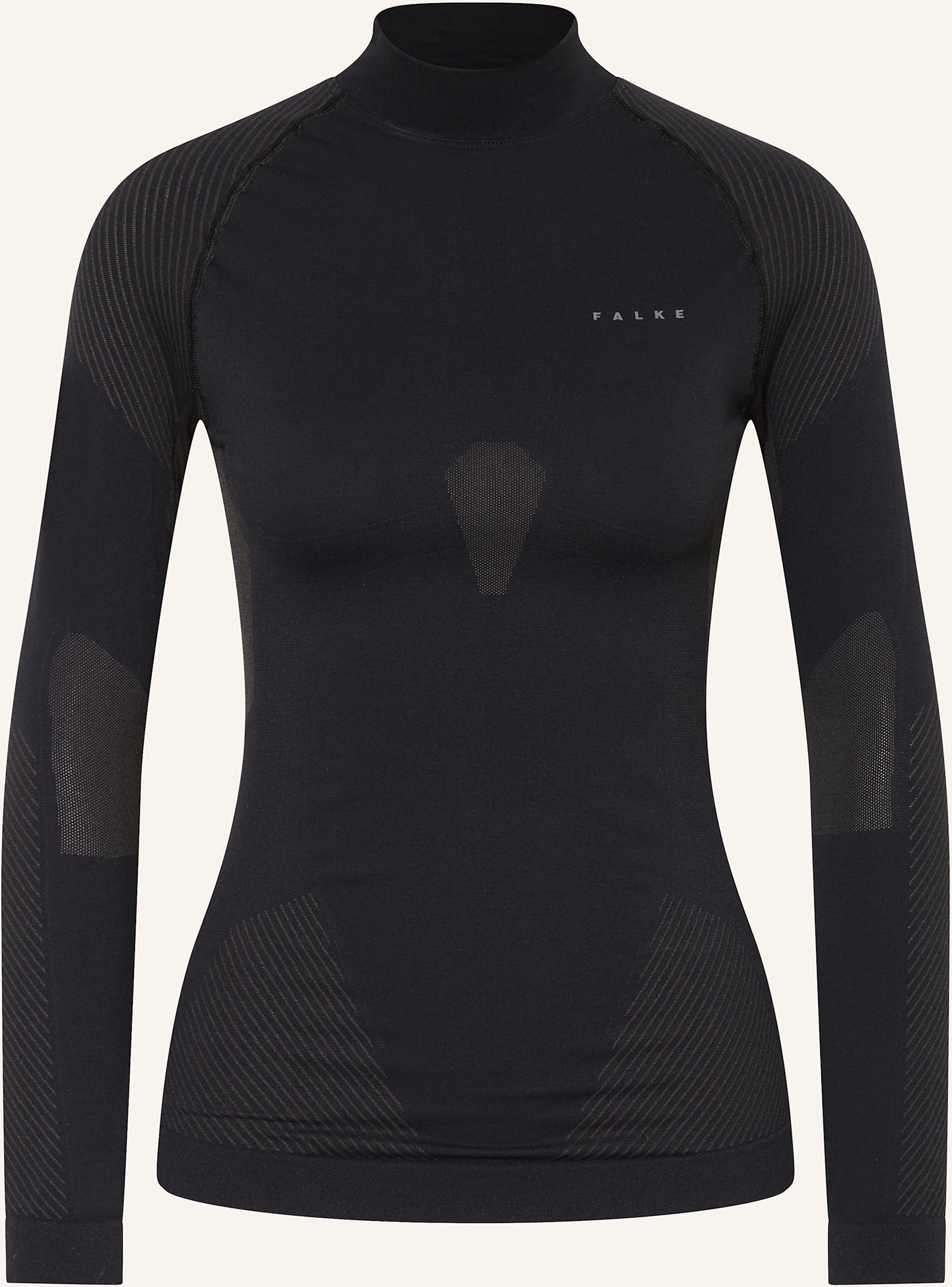 Falke Funktionswäsche-Shirt Warm schwarz