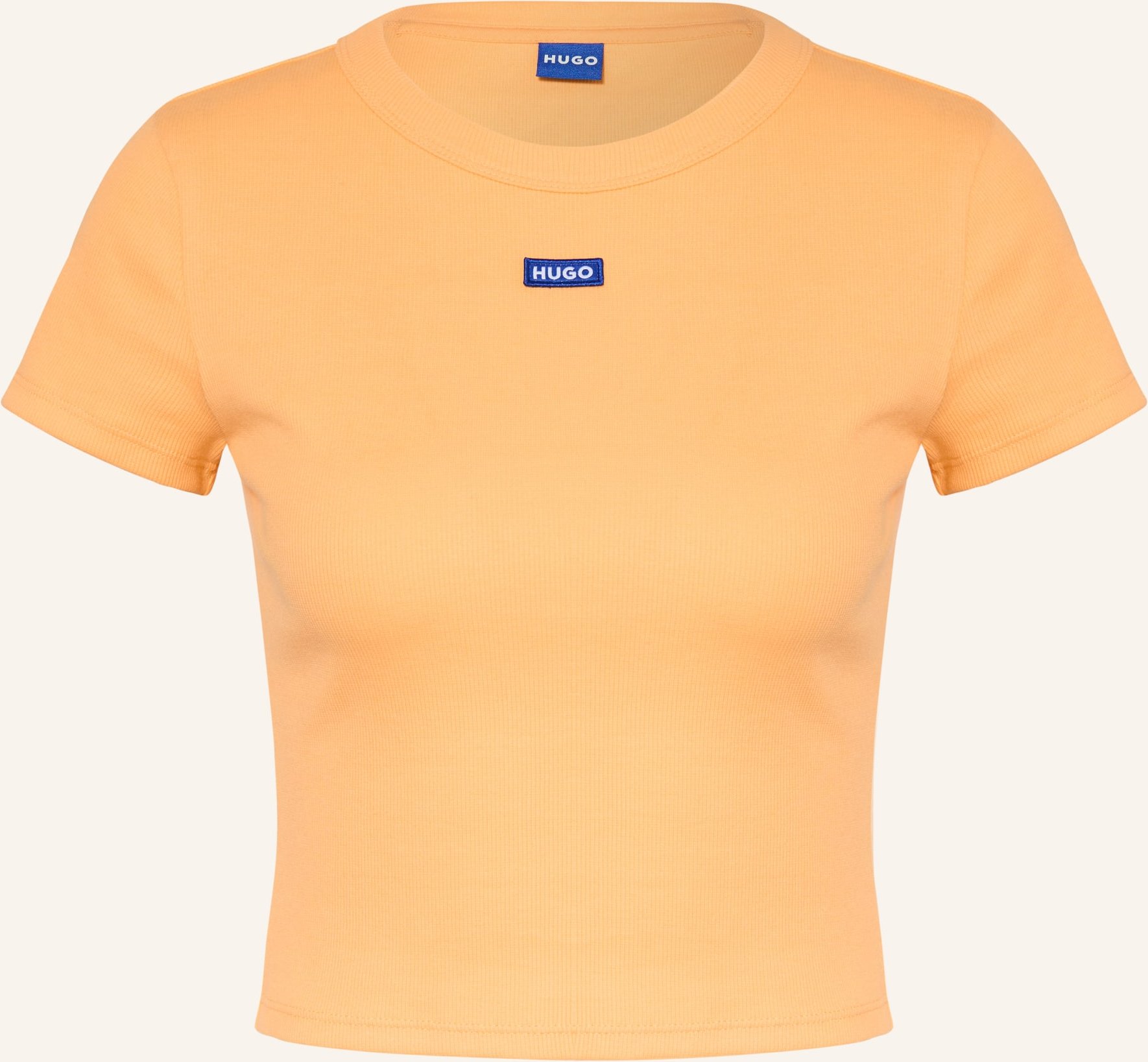 Hugo Cropped-Shirt orange