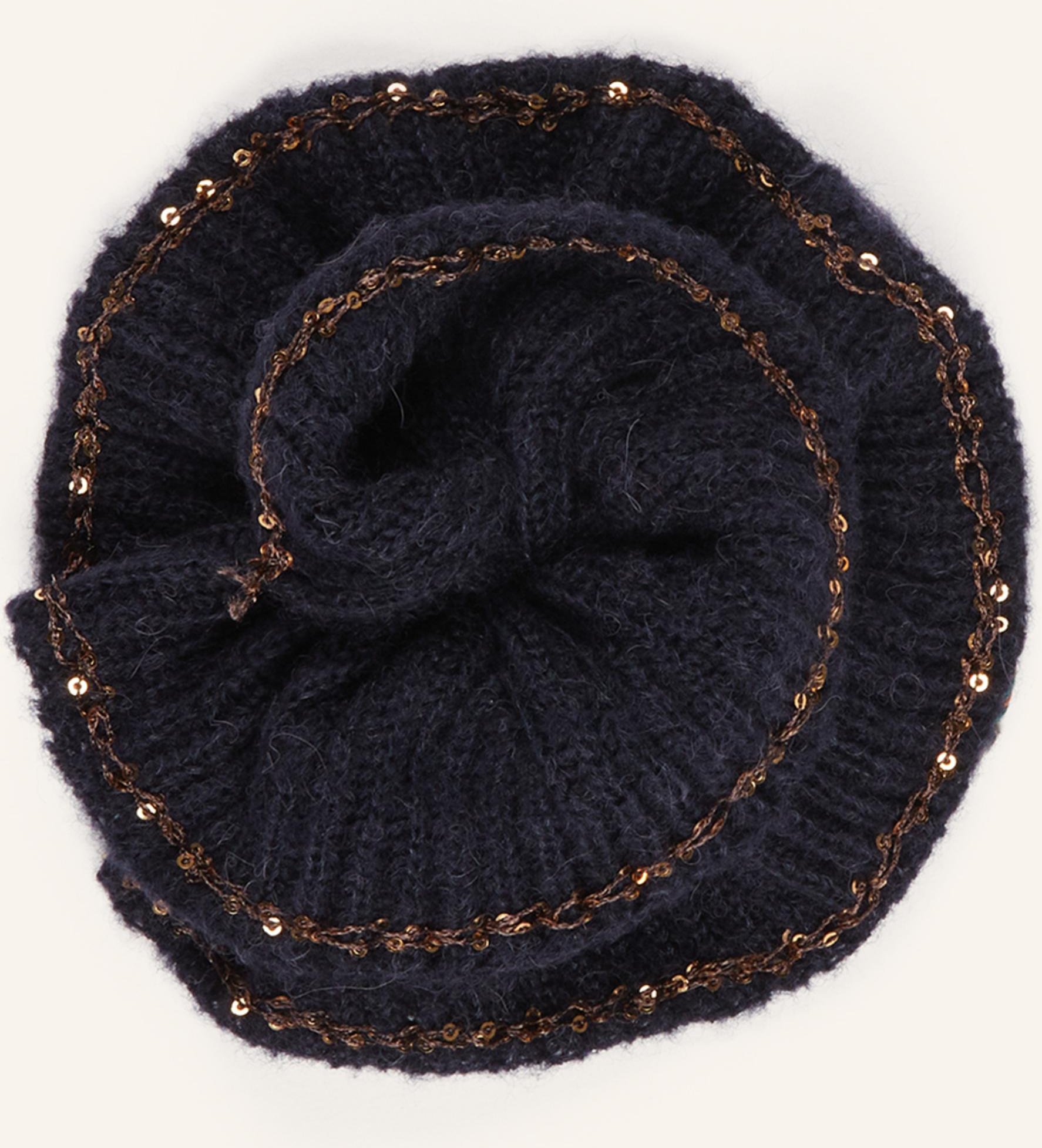 Luisa Cerano Brosche Mit Pailletten blau