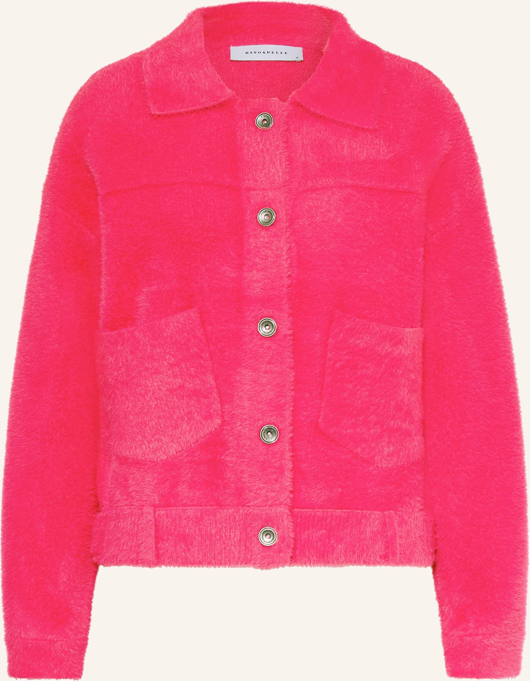 Rino & Pelle Strickjacke Bubbly rot